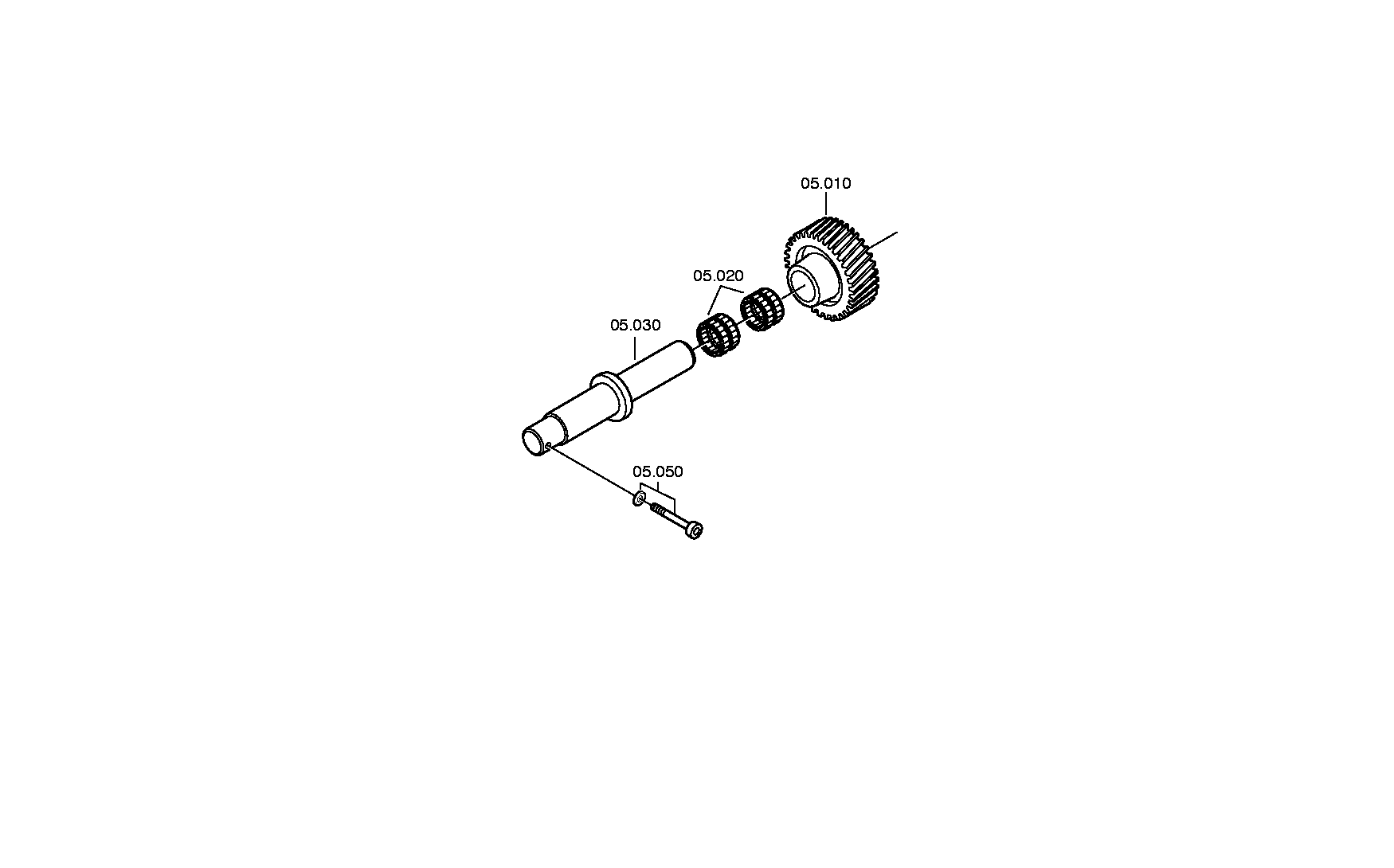 IDLER GEAR 1307305027 ZF