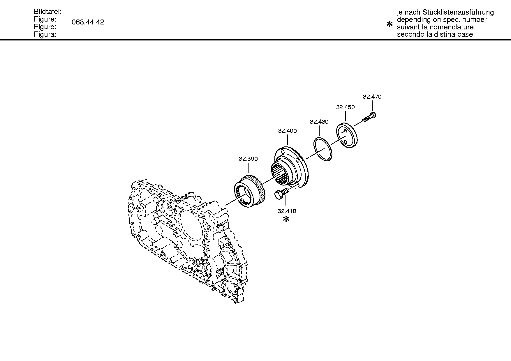 Входная шестерня 1315315005 ZF