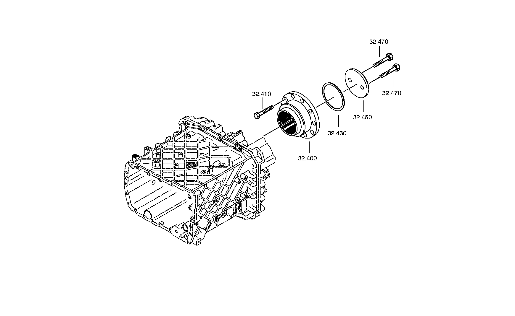 Фланец выходного вала 1315332086 ZF