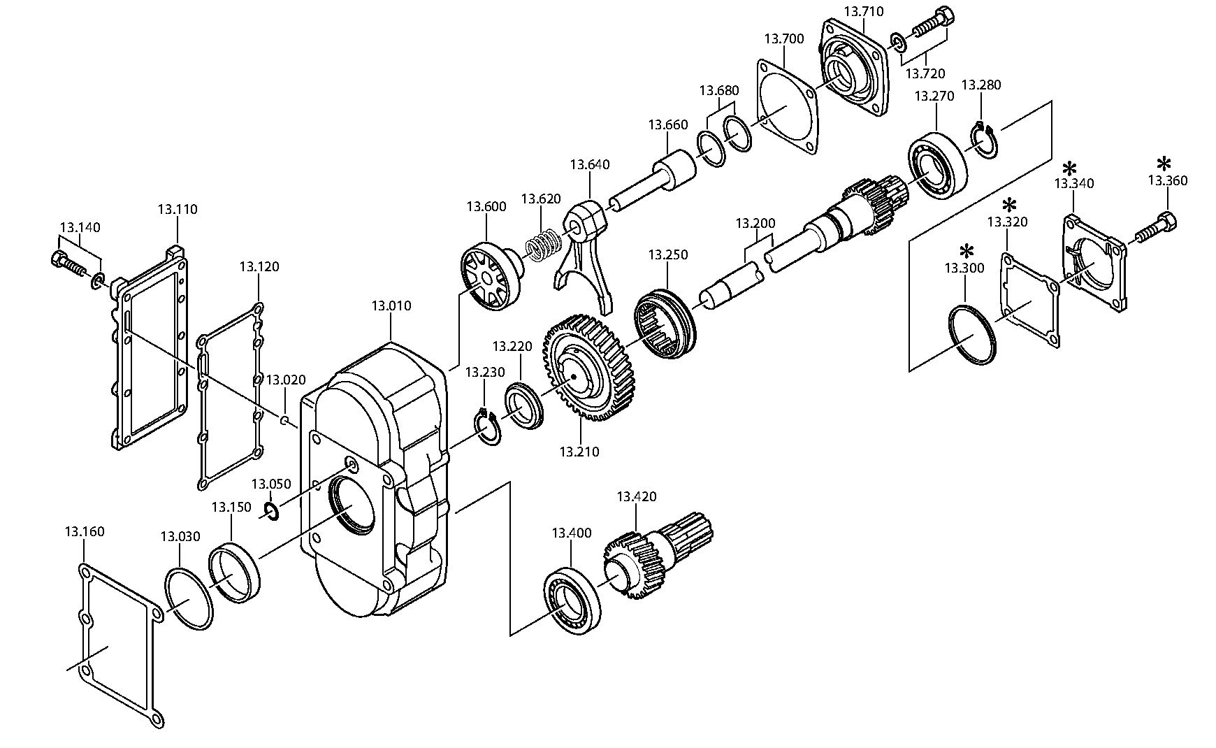 Болт с шестигранной головкой 0736010193 ZF