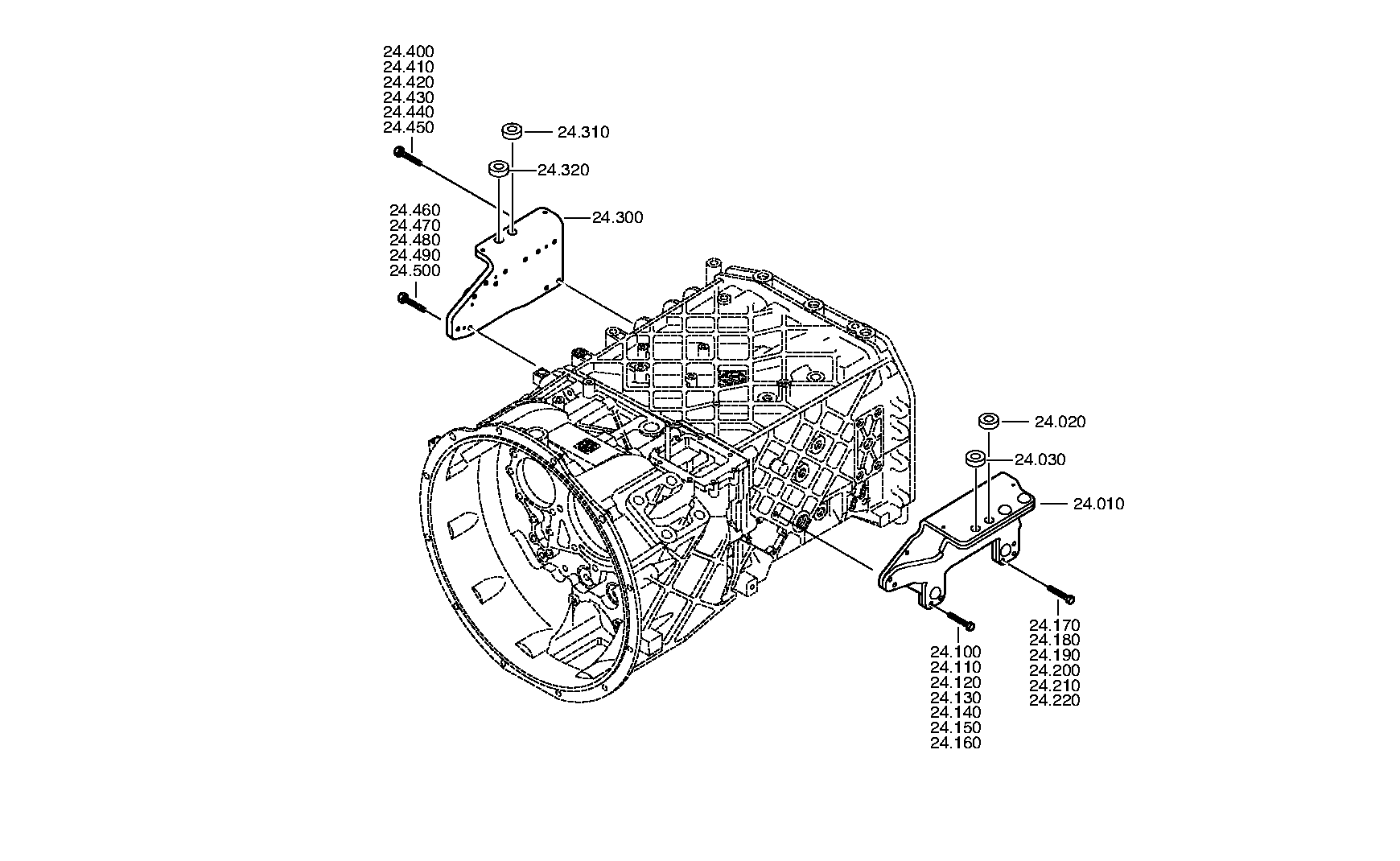 Болт с шестигранной головкой 0636015658 ZF
