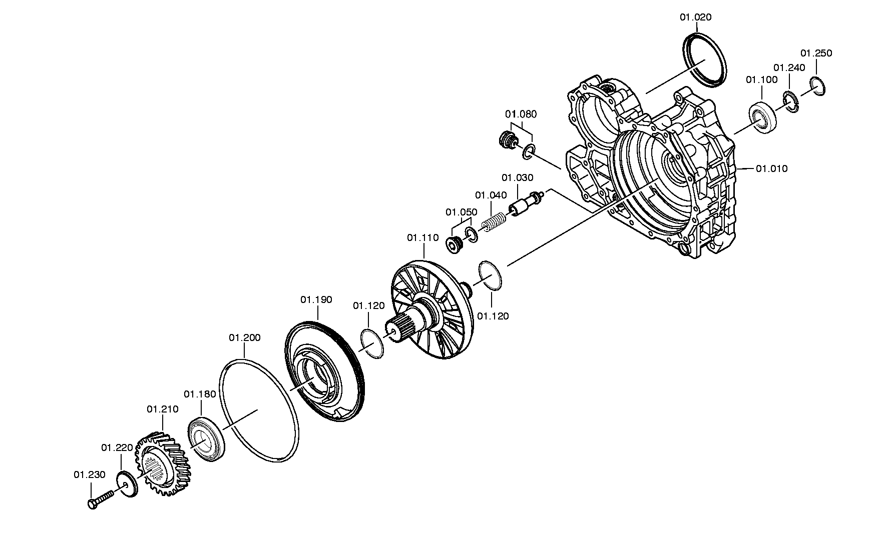 Корпус 6085301049 ZF