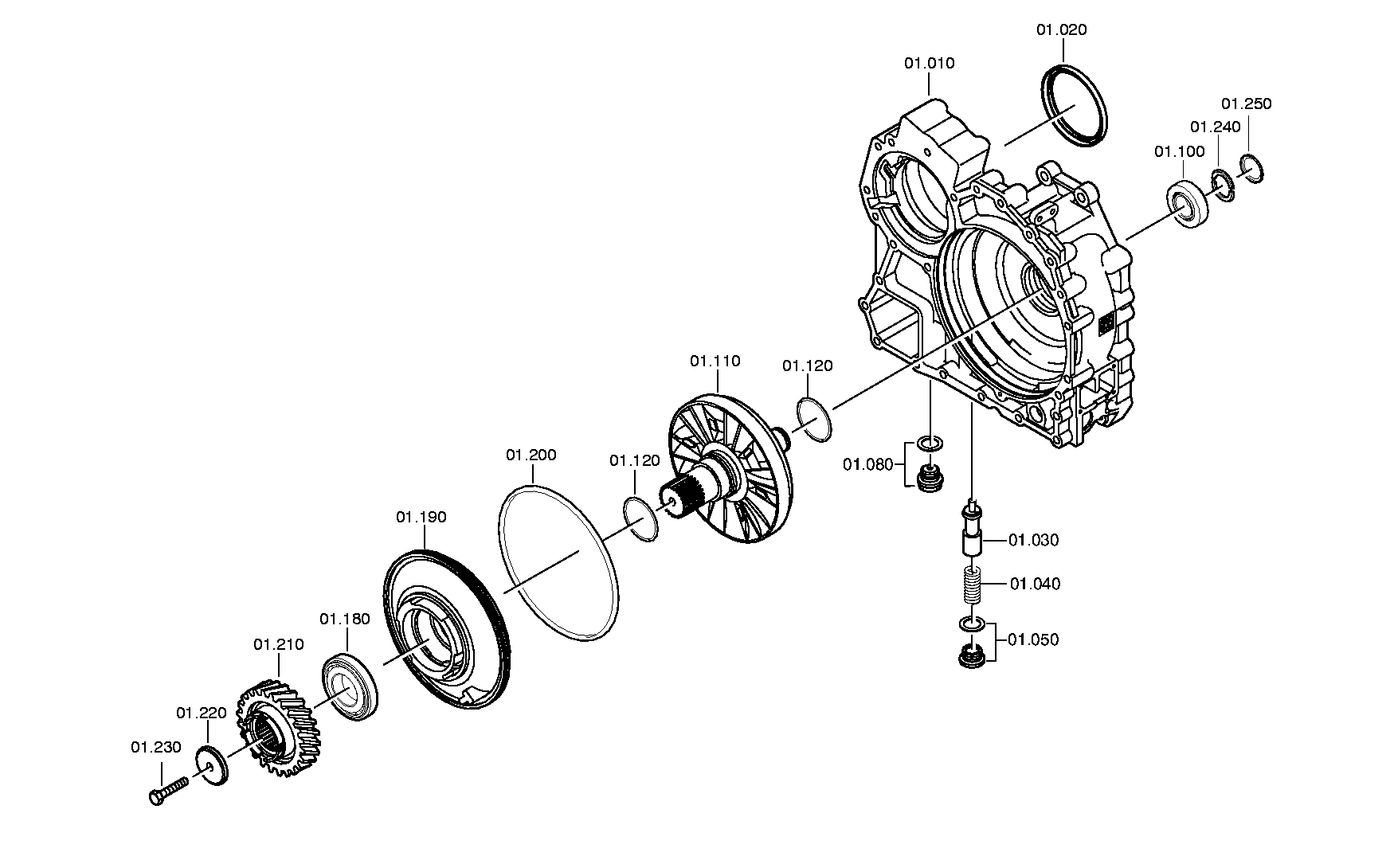 Корпус 6085301145 ZF