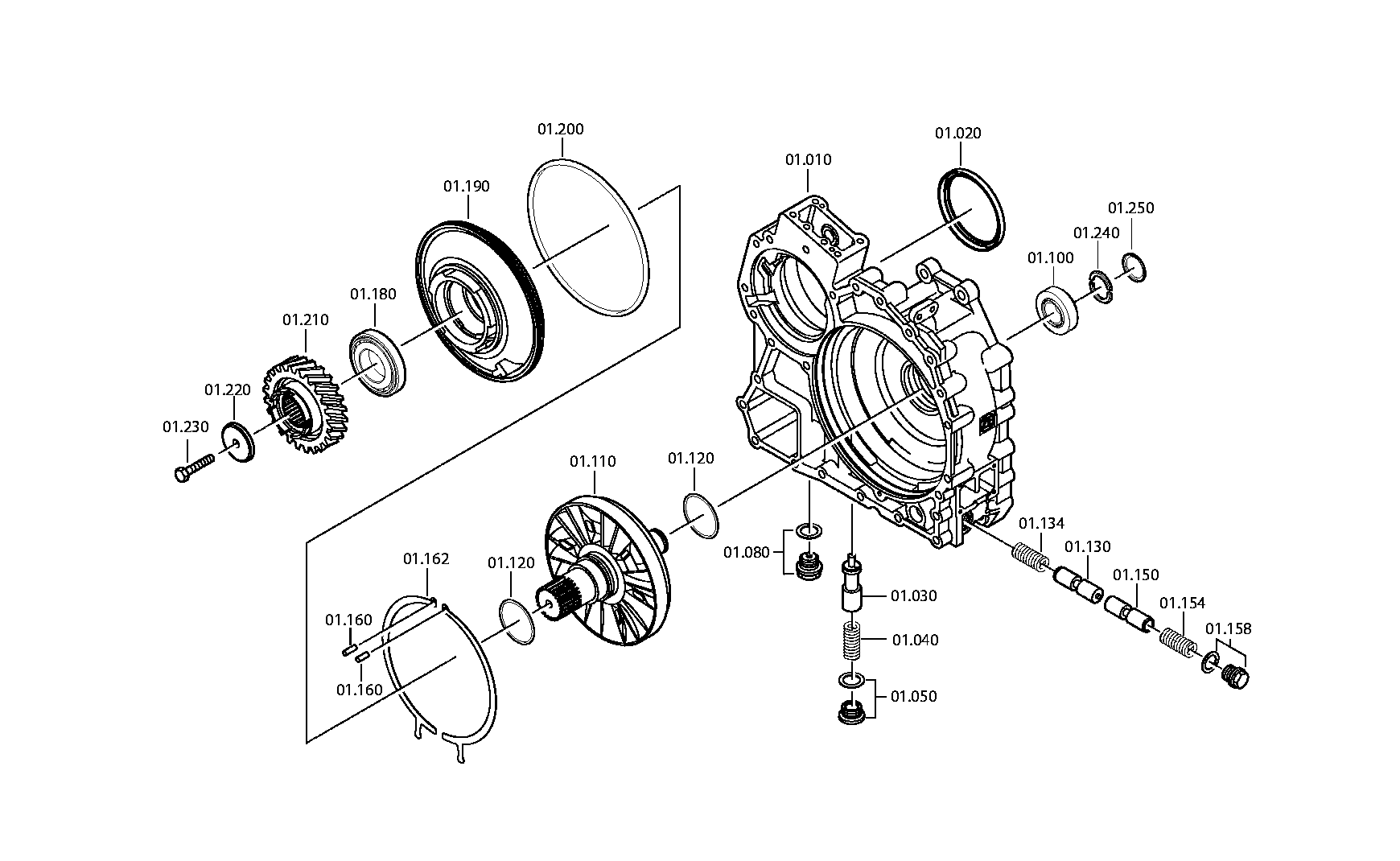 Корпус 6085301204 ZF