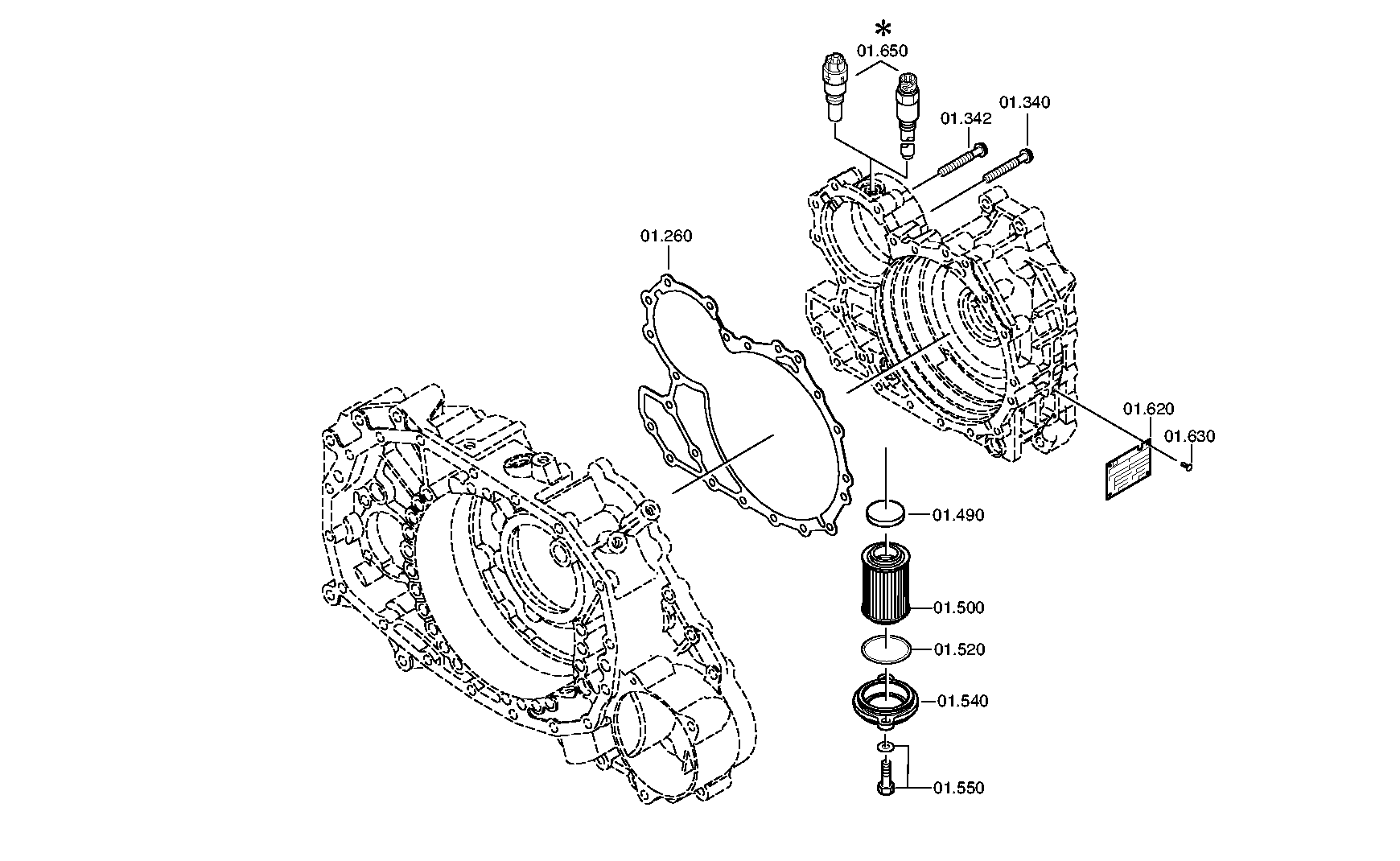 Прокладка 0501315050 ZF
