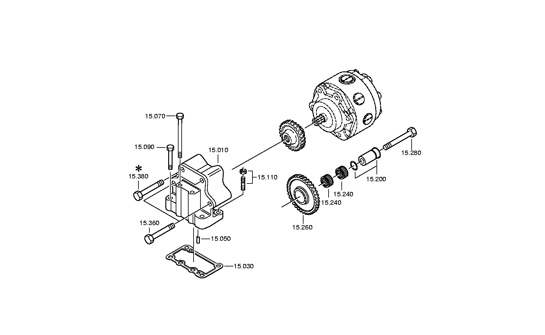 Входная шестерня 1315315007 ZF