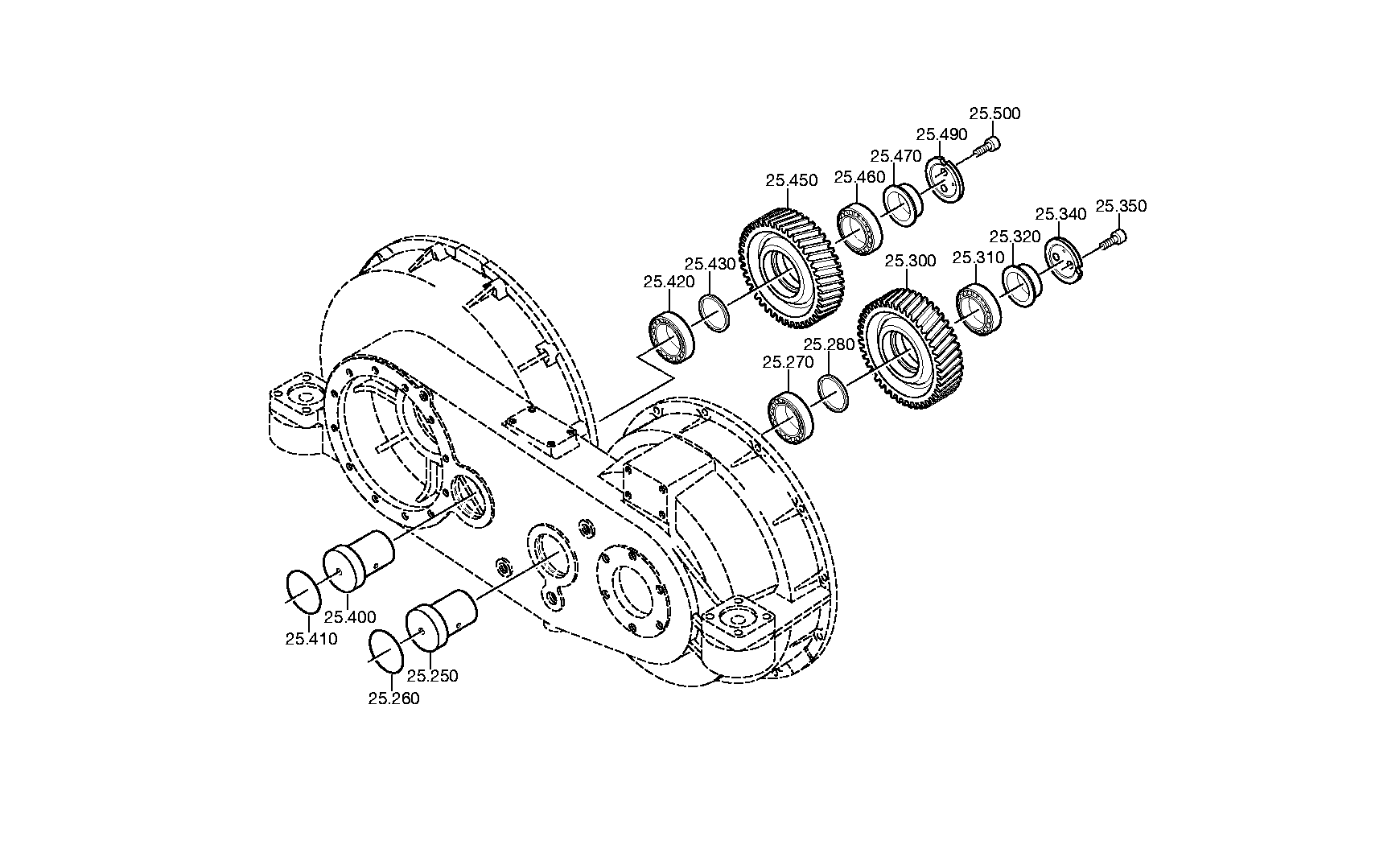 IDLER GEAR 4136325006 ZF