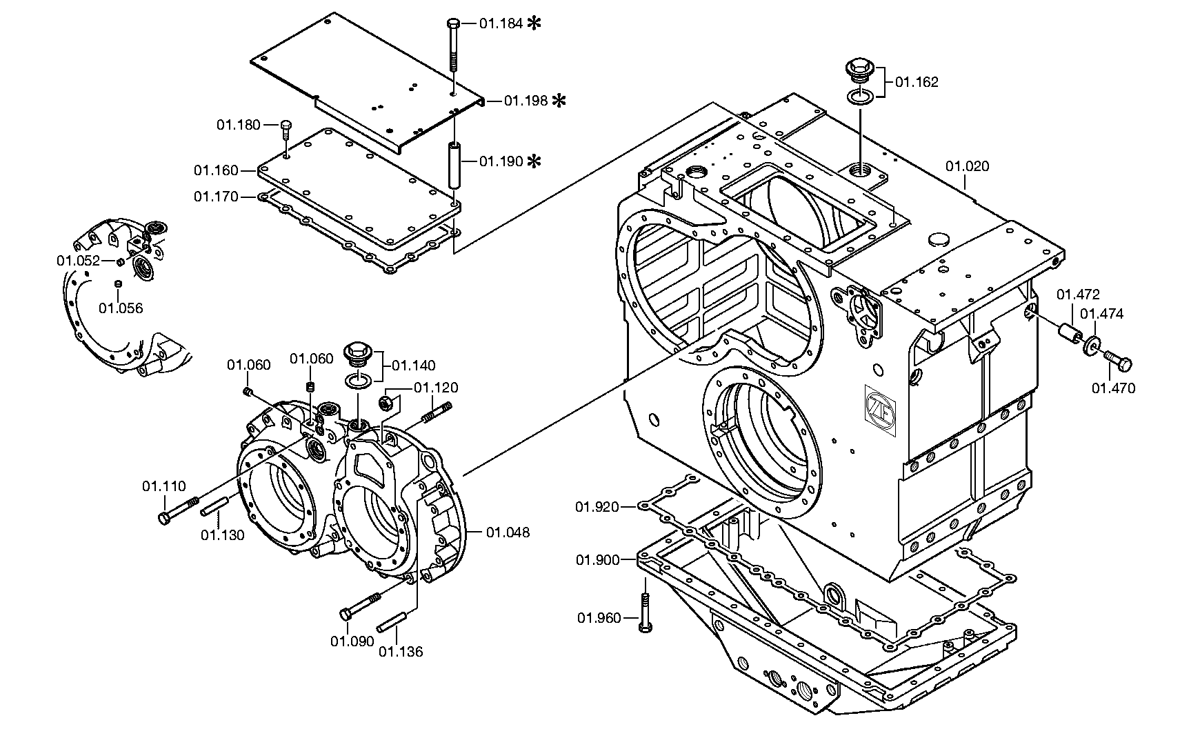 Прокладка 4135310023 ZF