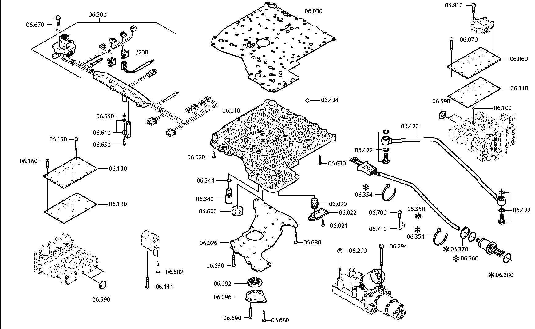 Блок клапанов 5079206021 ZF