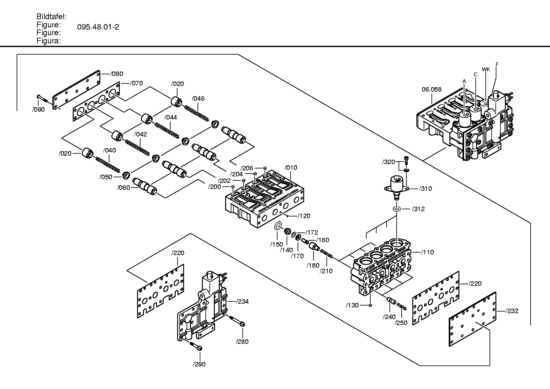 Блок клапанов 4234306005 ZF