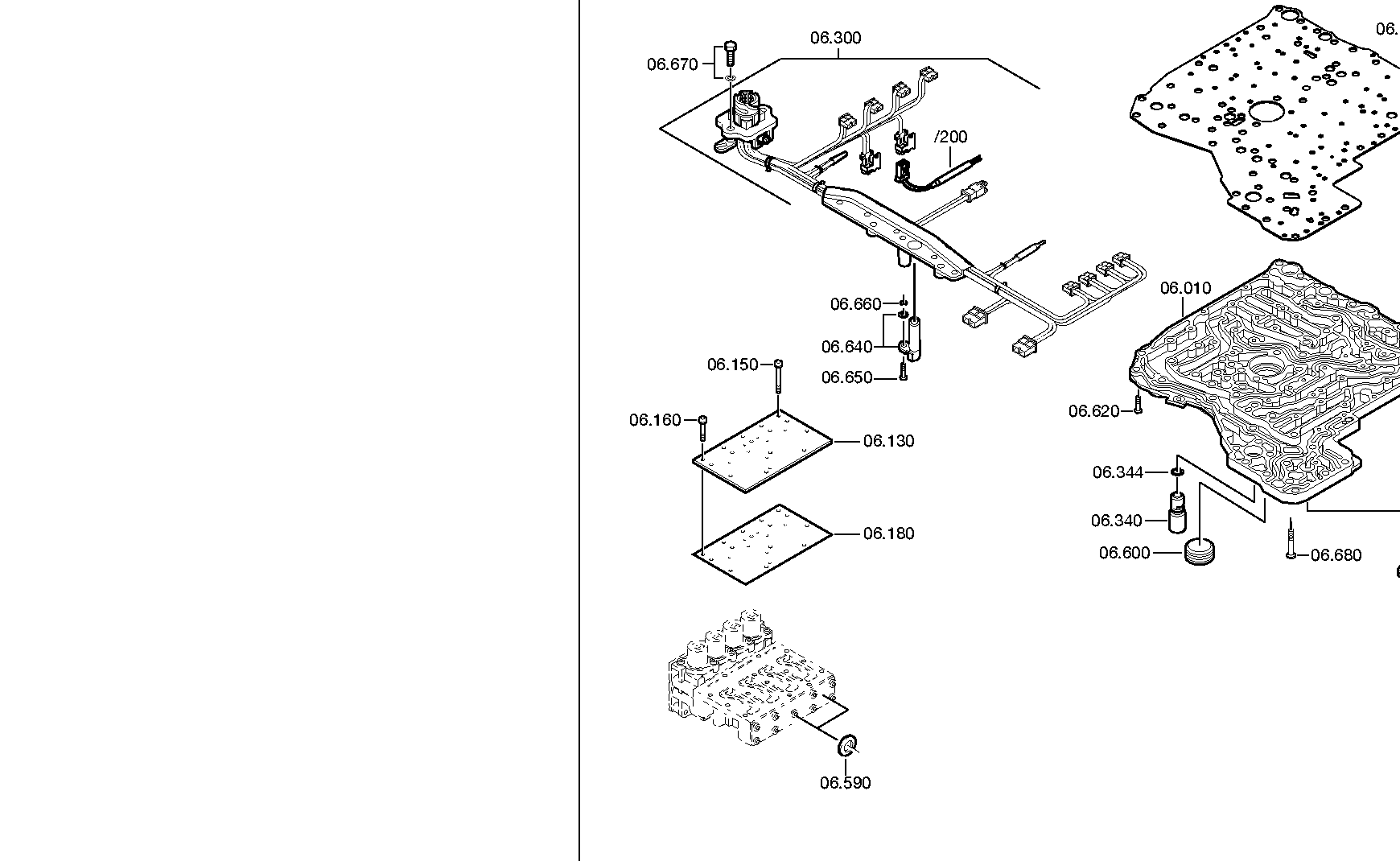 Блок клапанов 5079206013 ZF