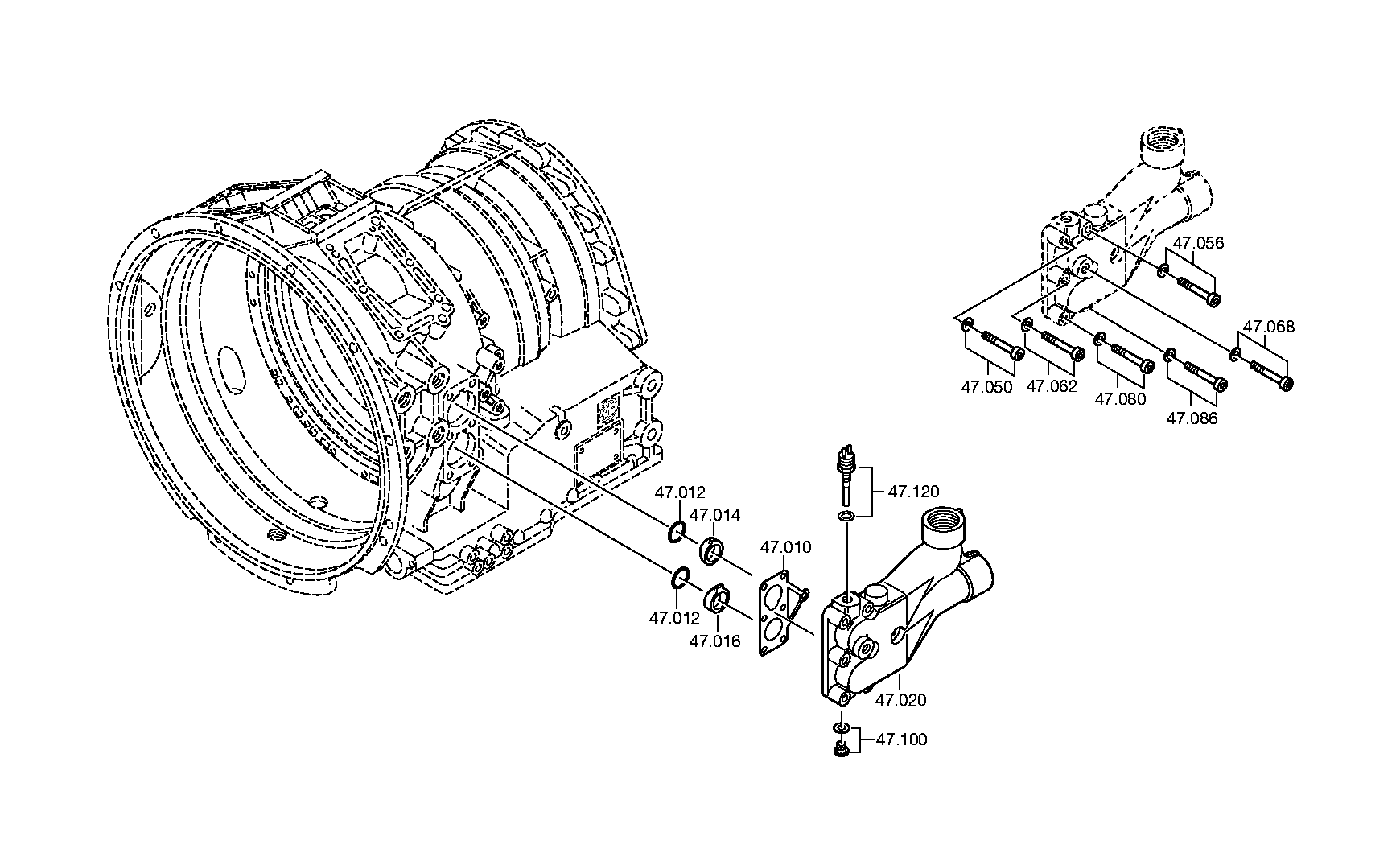 Соединительная деталь 4139362012 ZF