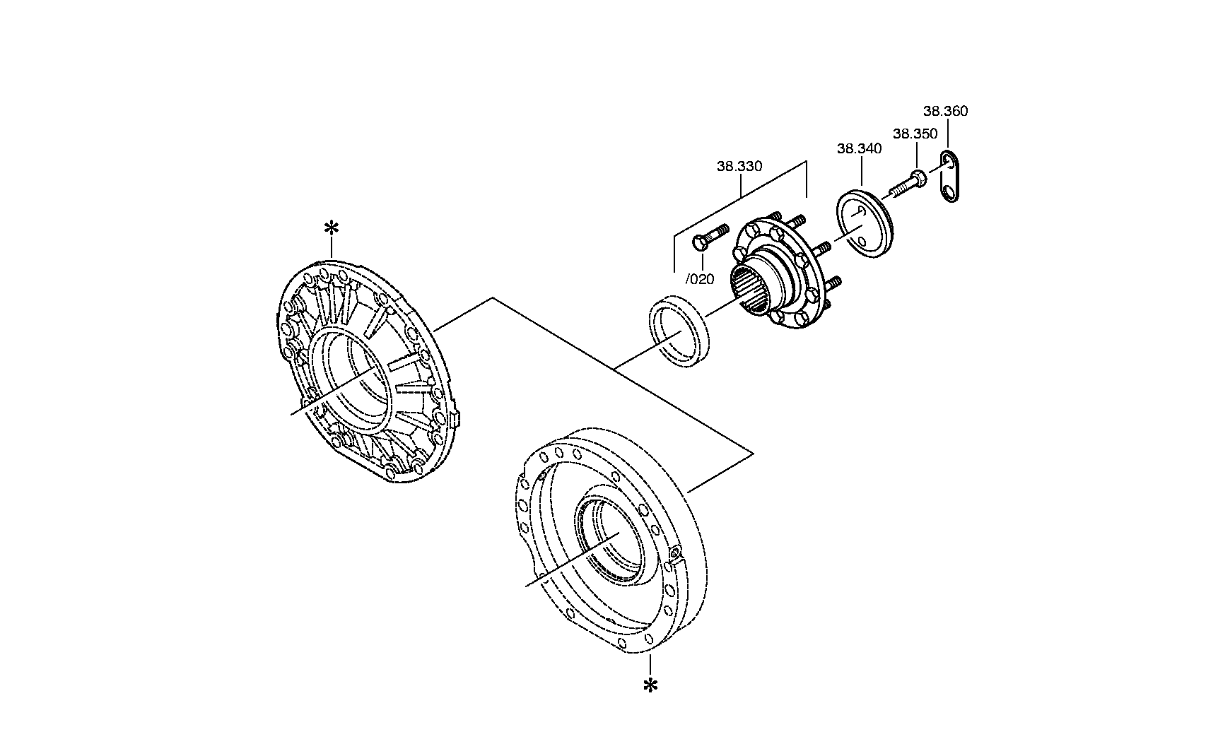 G.SHIFT COVER 1277338011 ZF