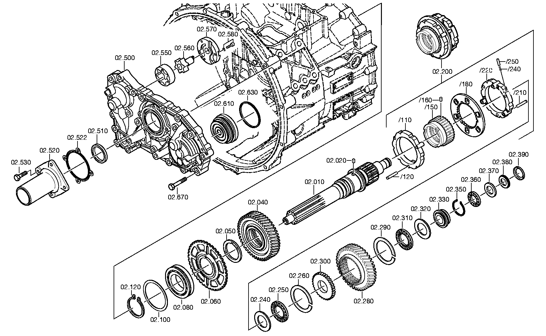 Стопорное кольцо 0730513641 ZF