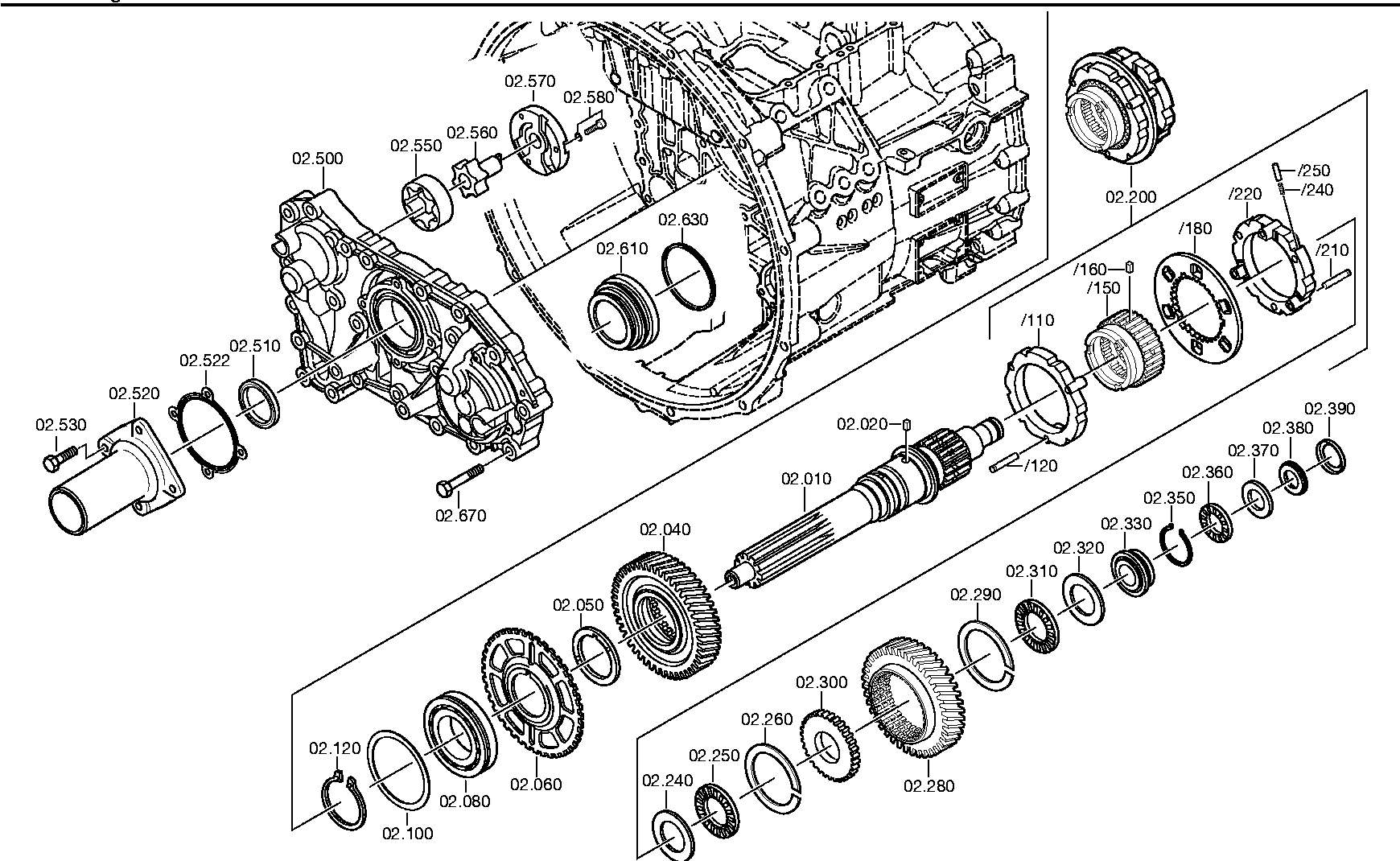 Первичный вал 1329302011 ZF