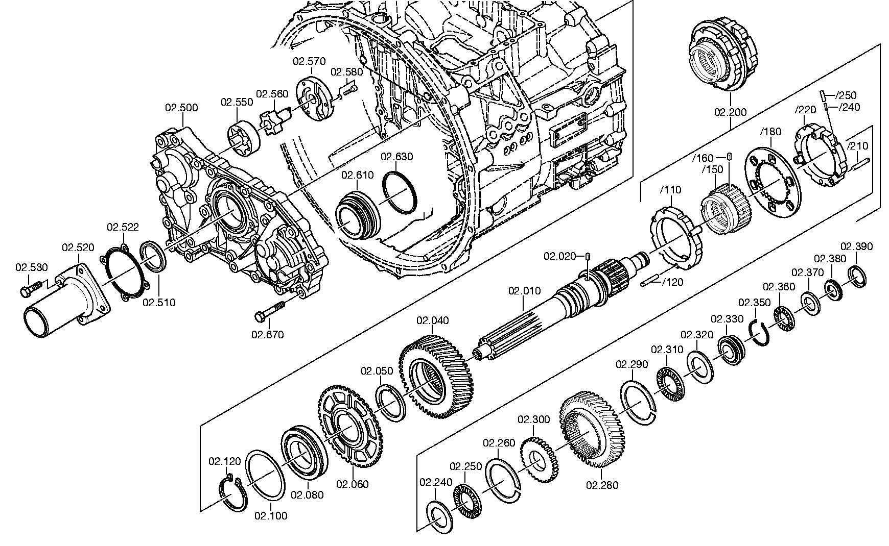 Косозубое зубчатое колесо 1329302002 ZF