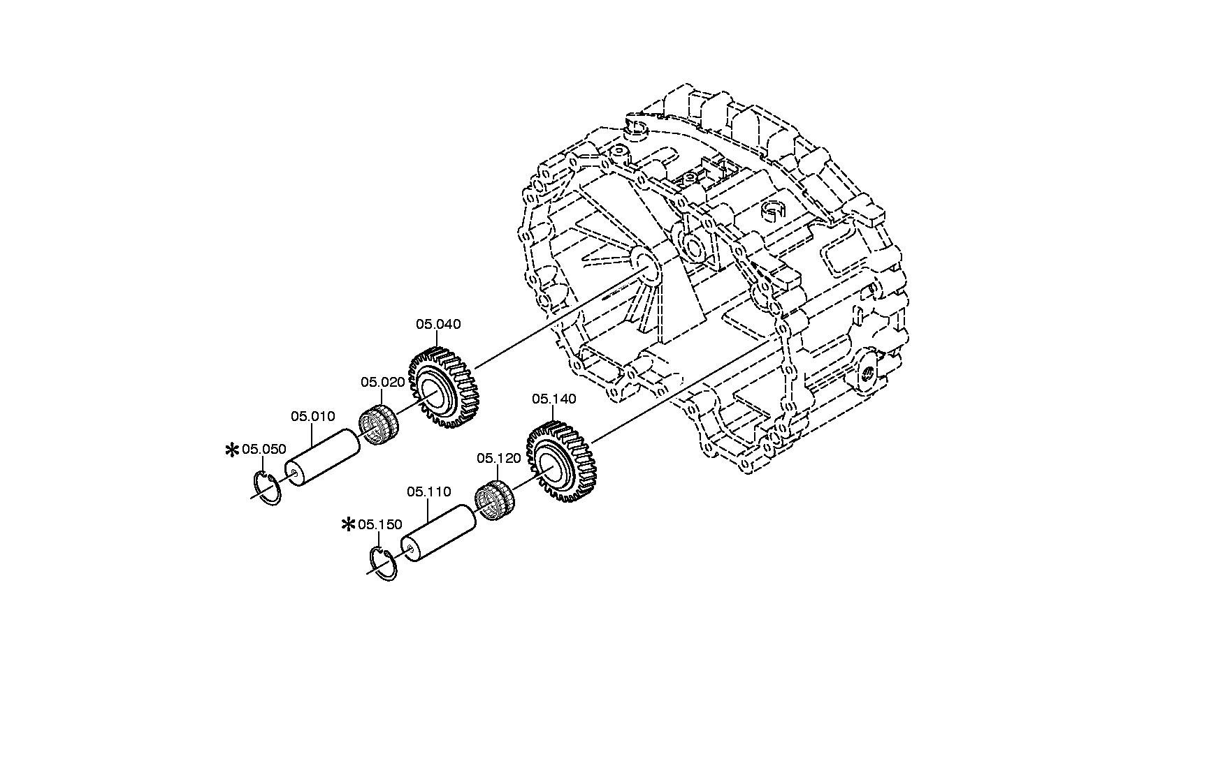 Косозубое зубчатое колесо 1328305014 ZF