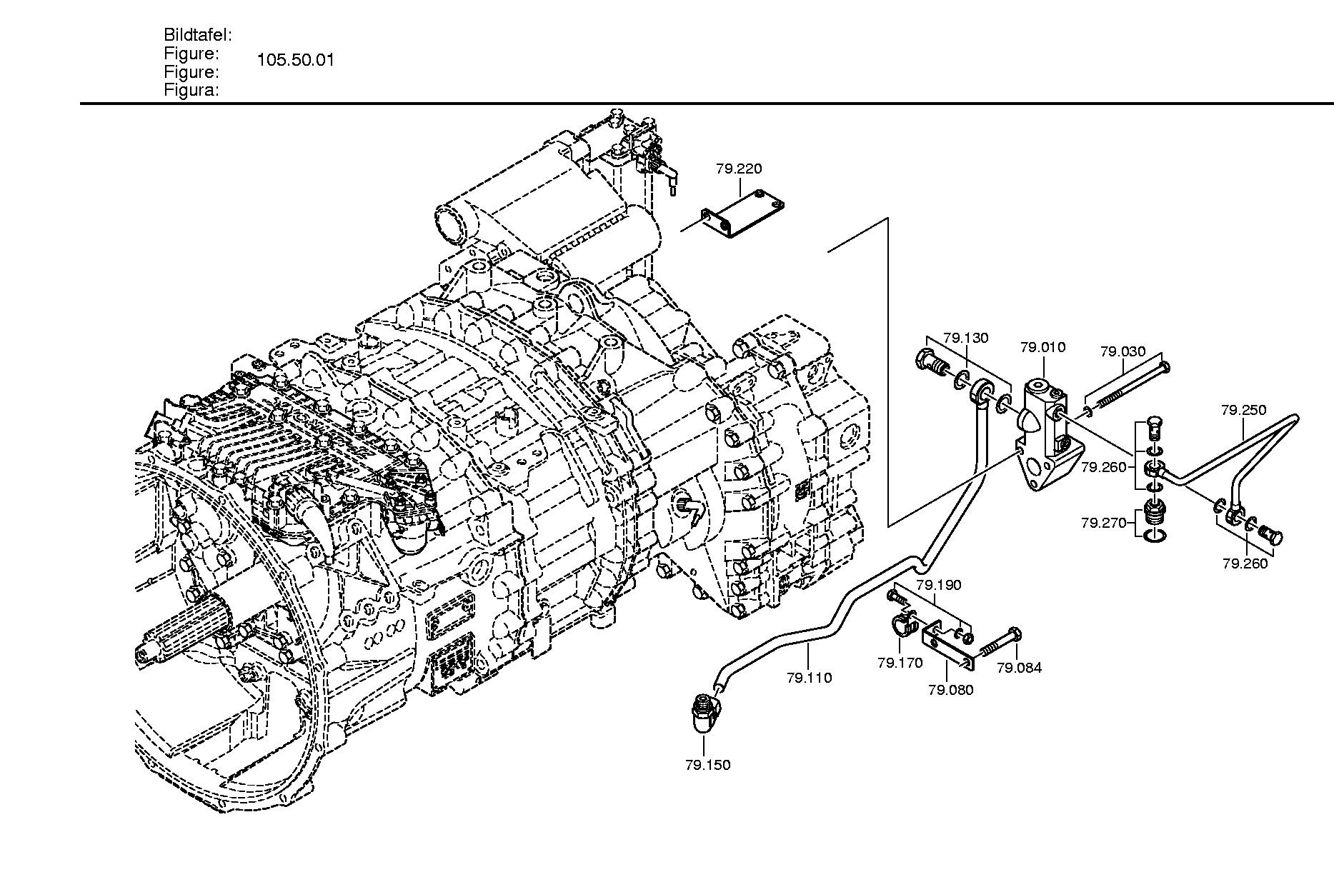 Болт с шестигранной головкой 0636015572 ZF