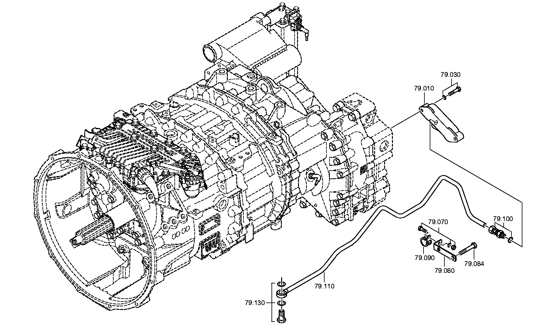 OIL FEED.HOUSG. 4231390001 ZF