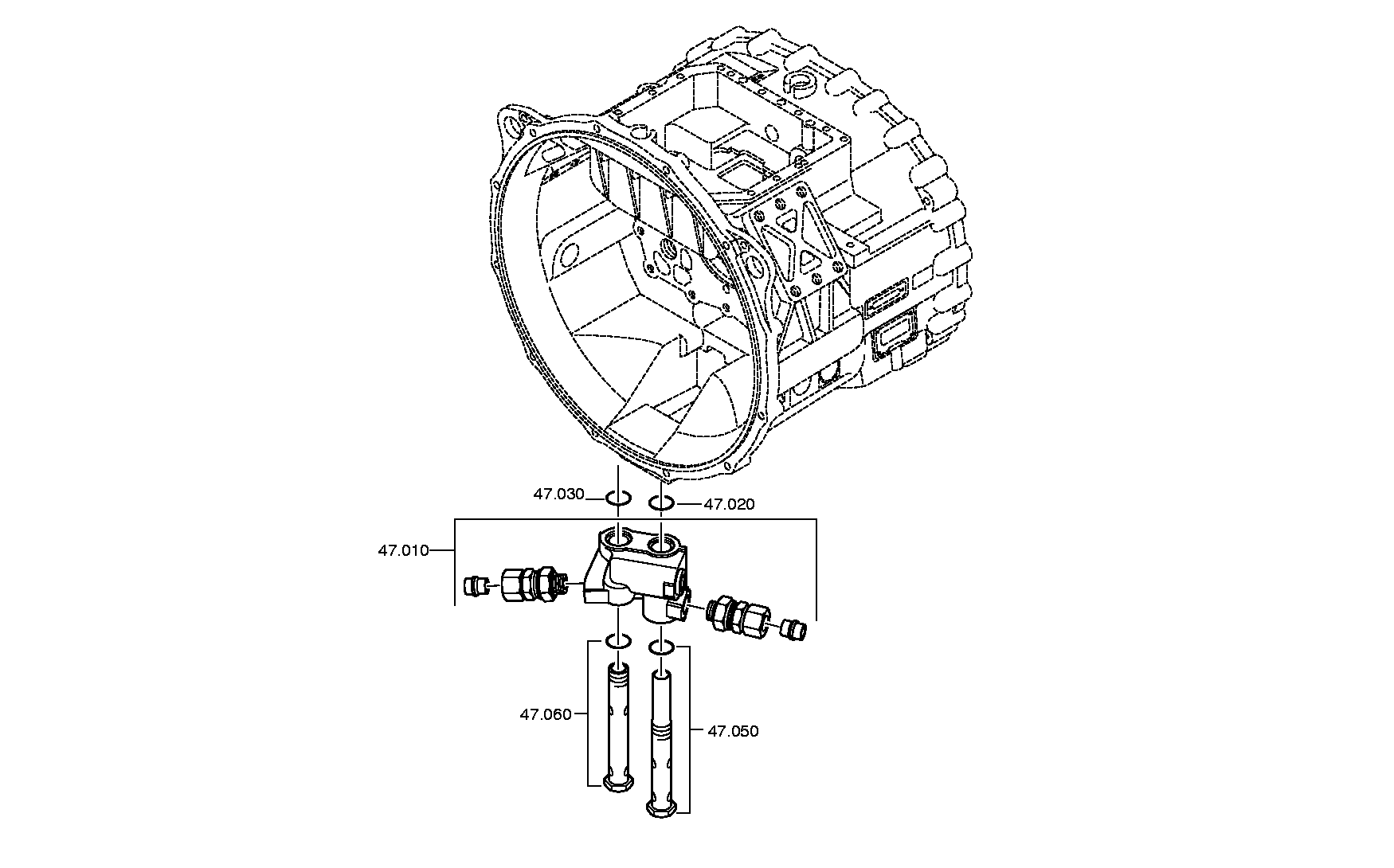 Блок клапанов 4228247006 ZF
