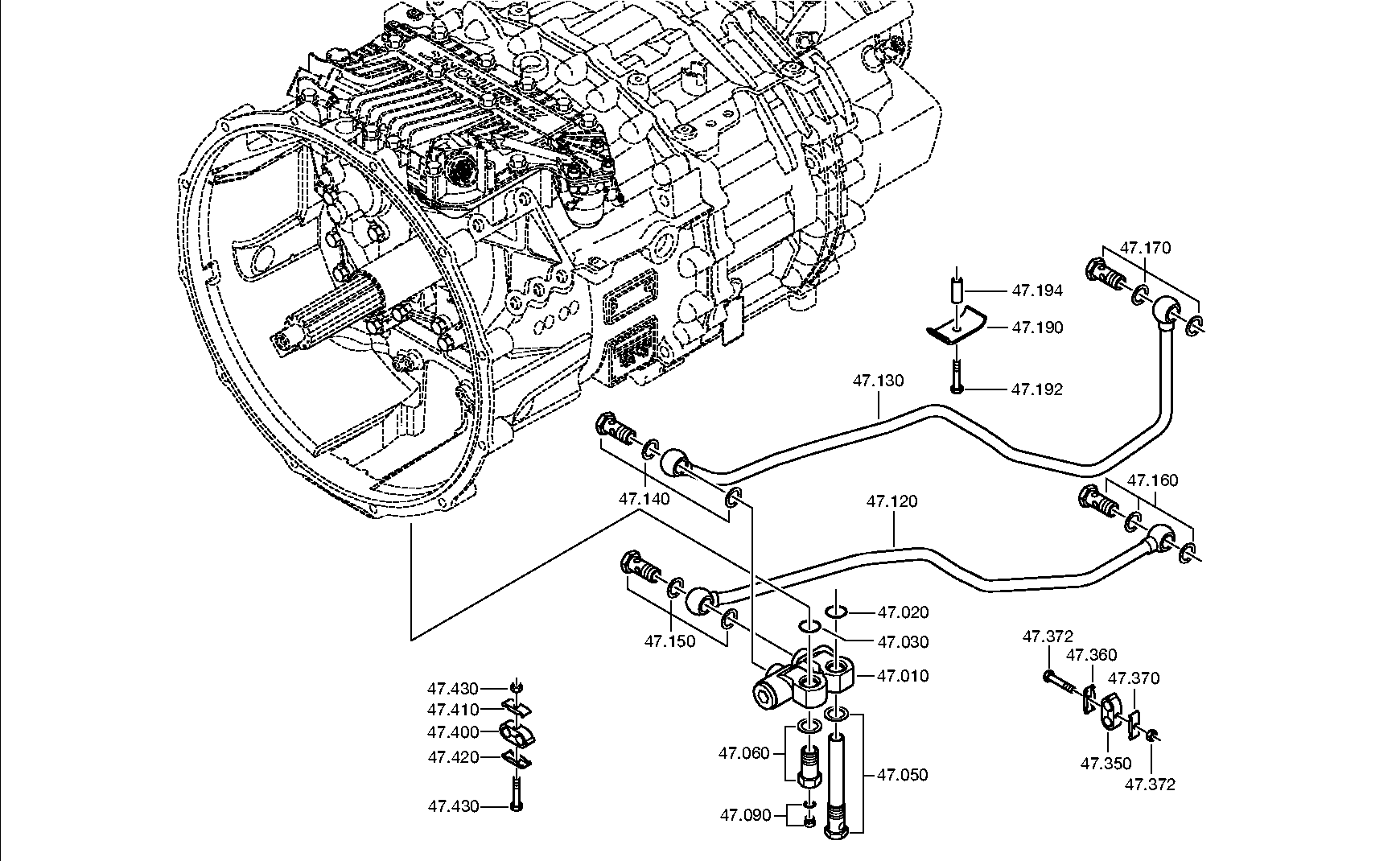 Скоба 1328347003 ZF