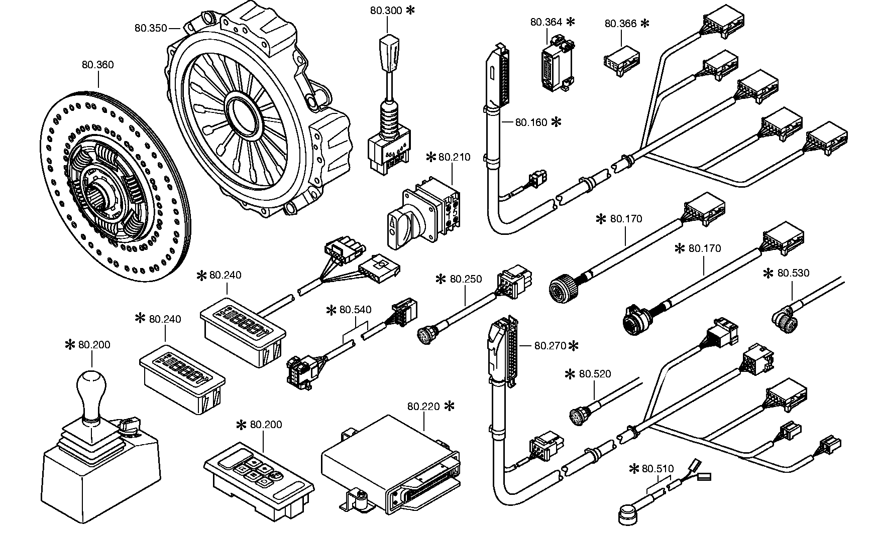 RANGE SELECTOR 0501214599 ZF