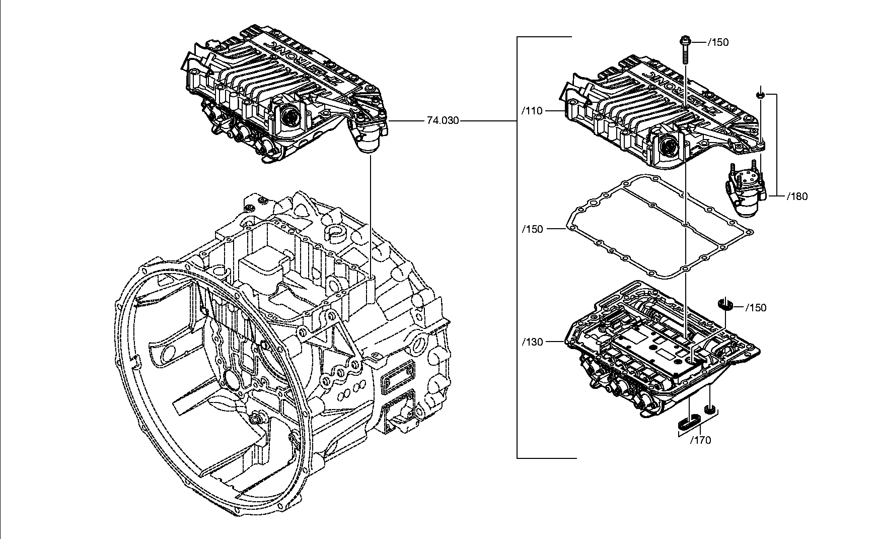 Прокладка 0501316322 ZF