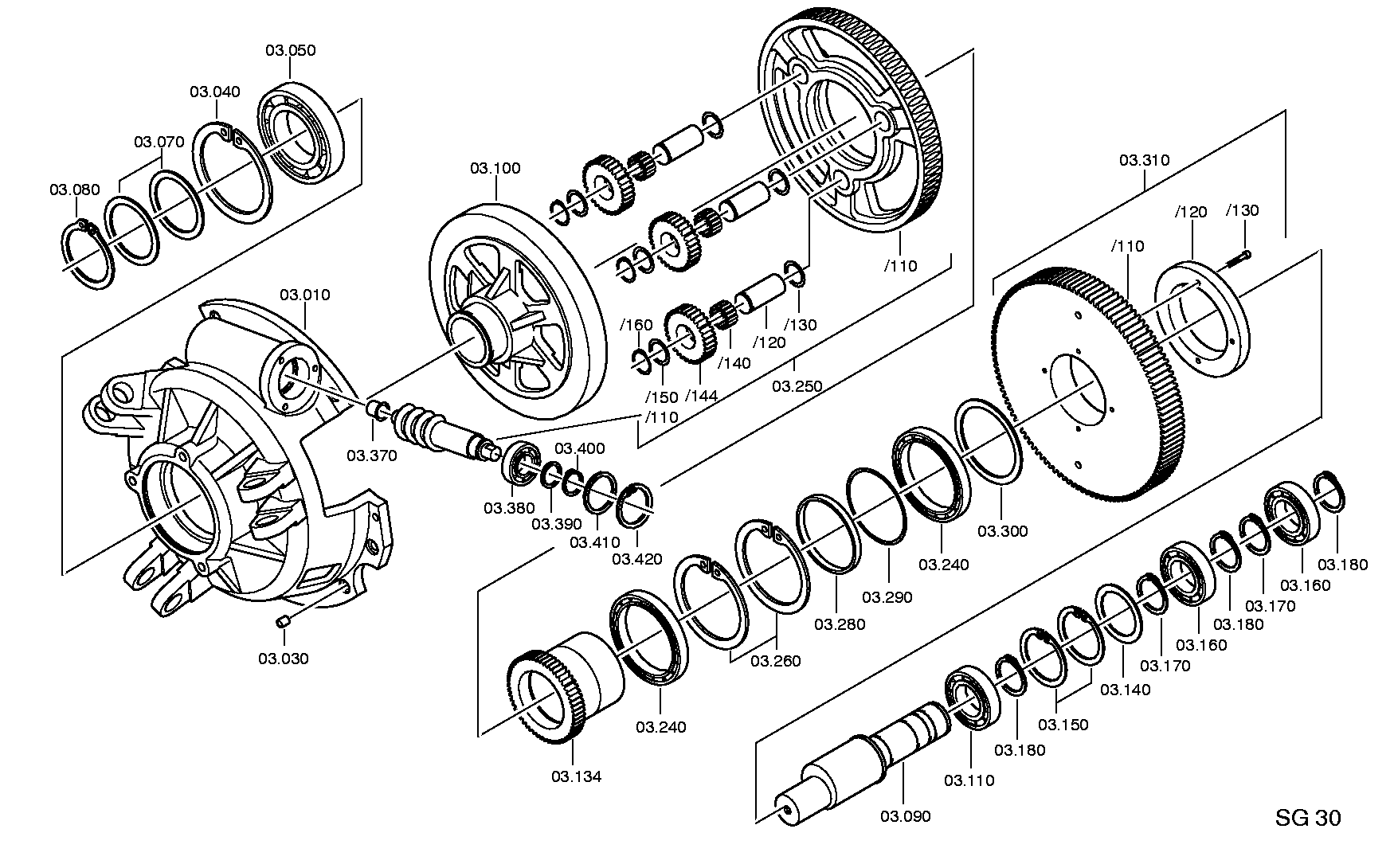 Регулировочное кольцо 0630004203 ZF