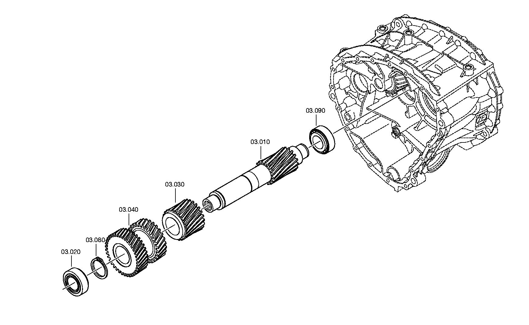 Косозубое зубчатое колесо 1336303027 ZF