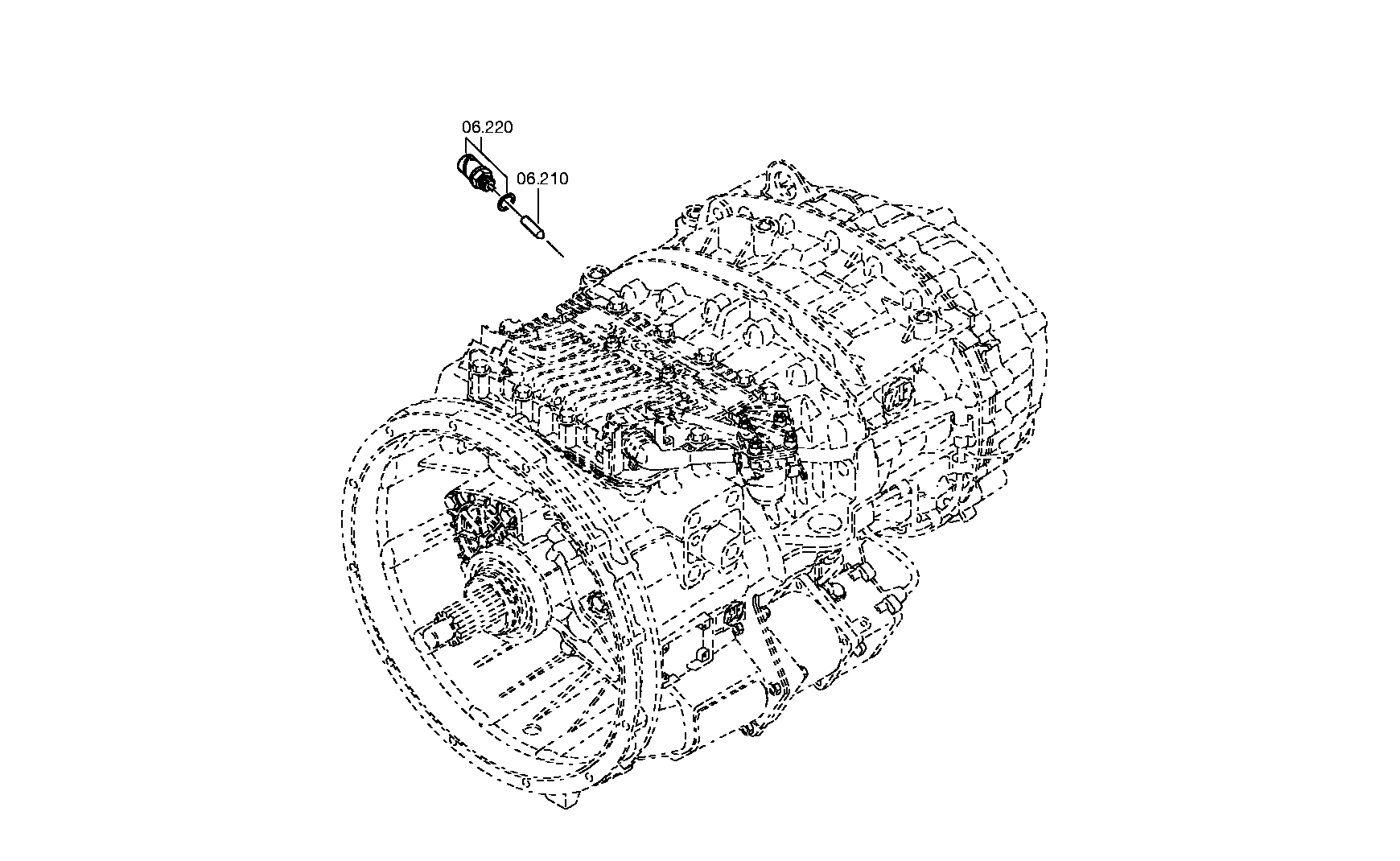 Вилка переключения передач 1336306004 ZF