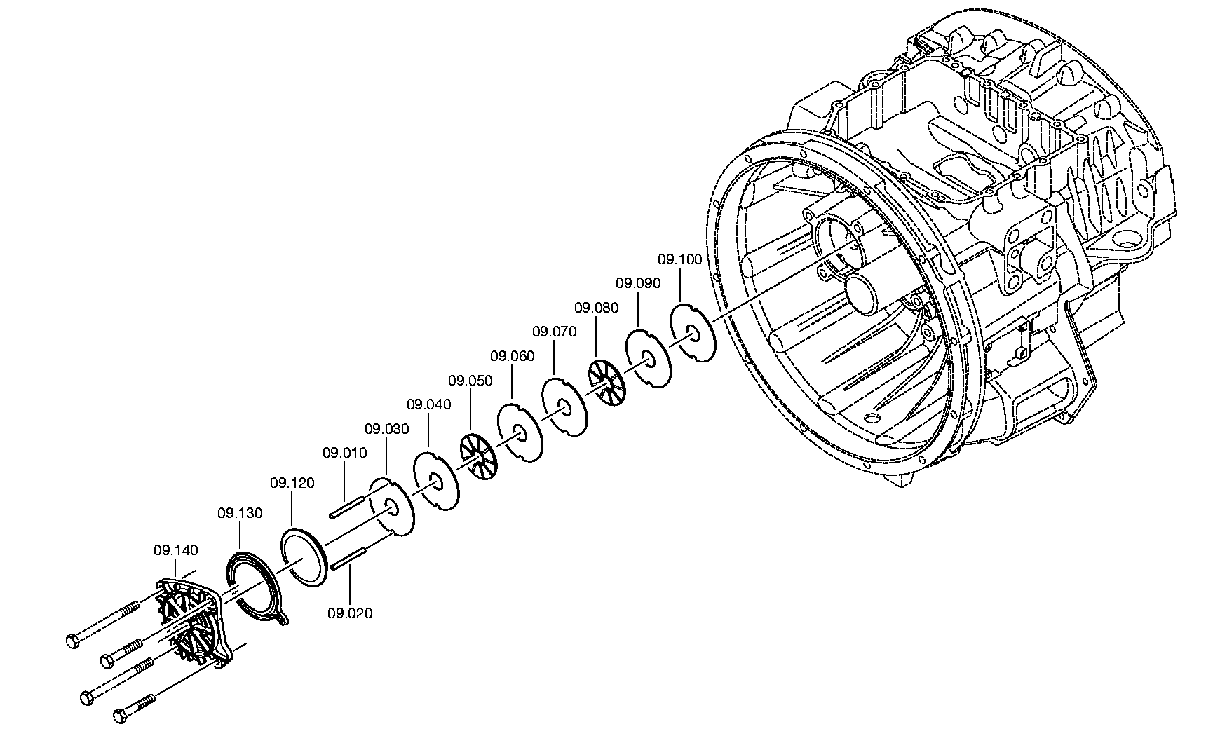 BRAKE COVER 0769171507 ZF