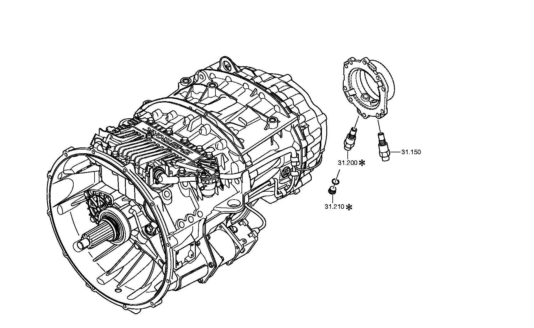 Прокладка 0769171580 ZF