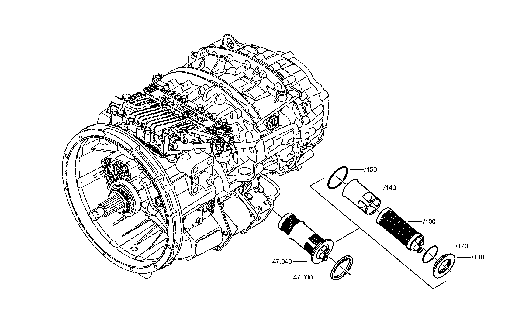 Фланец 1336347001 ZF