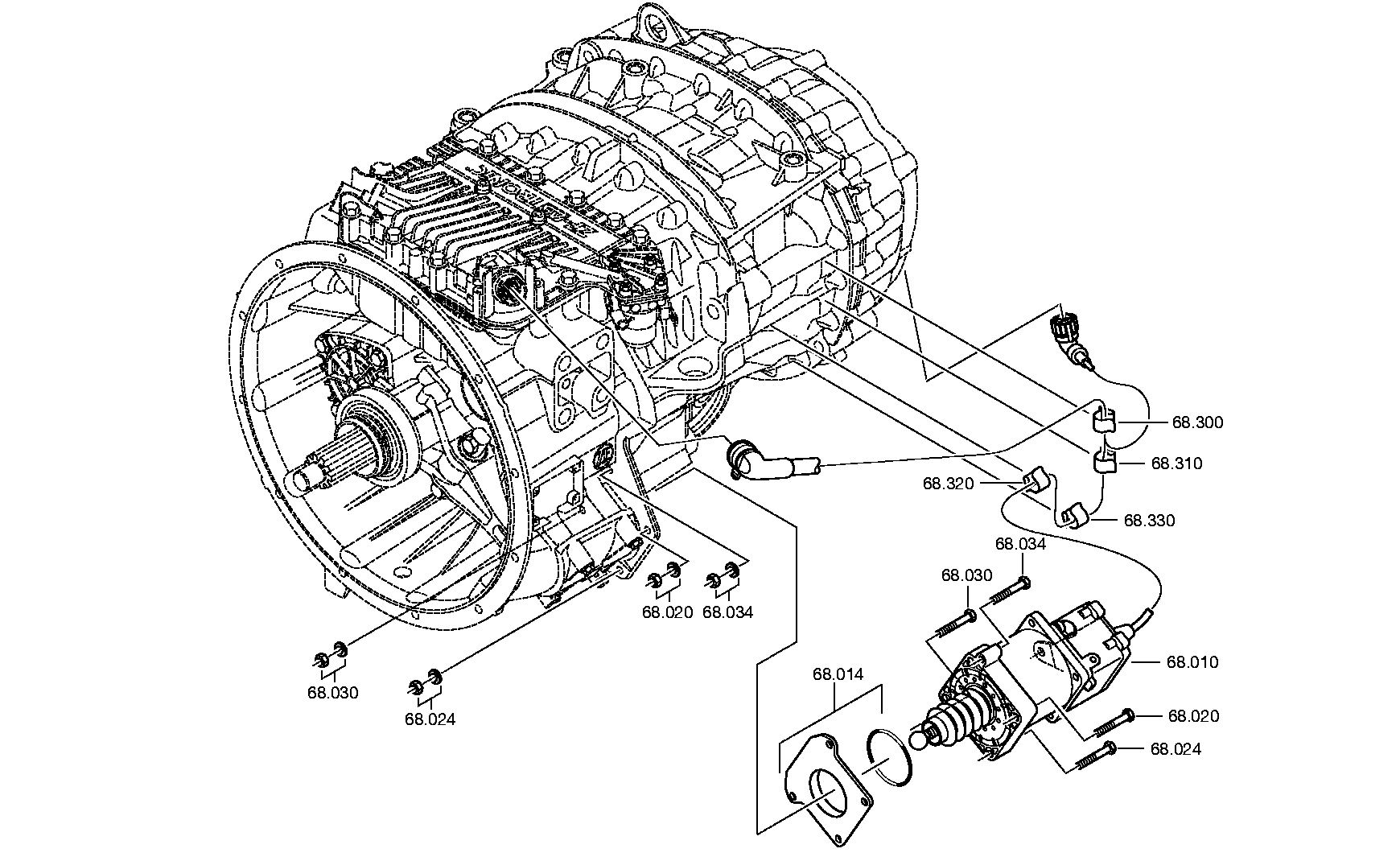 Крышка 4243301001 ZF
