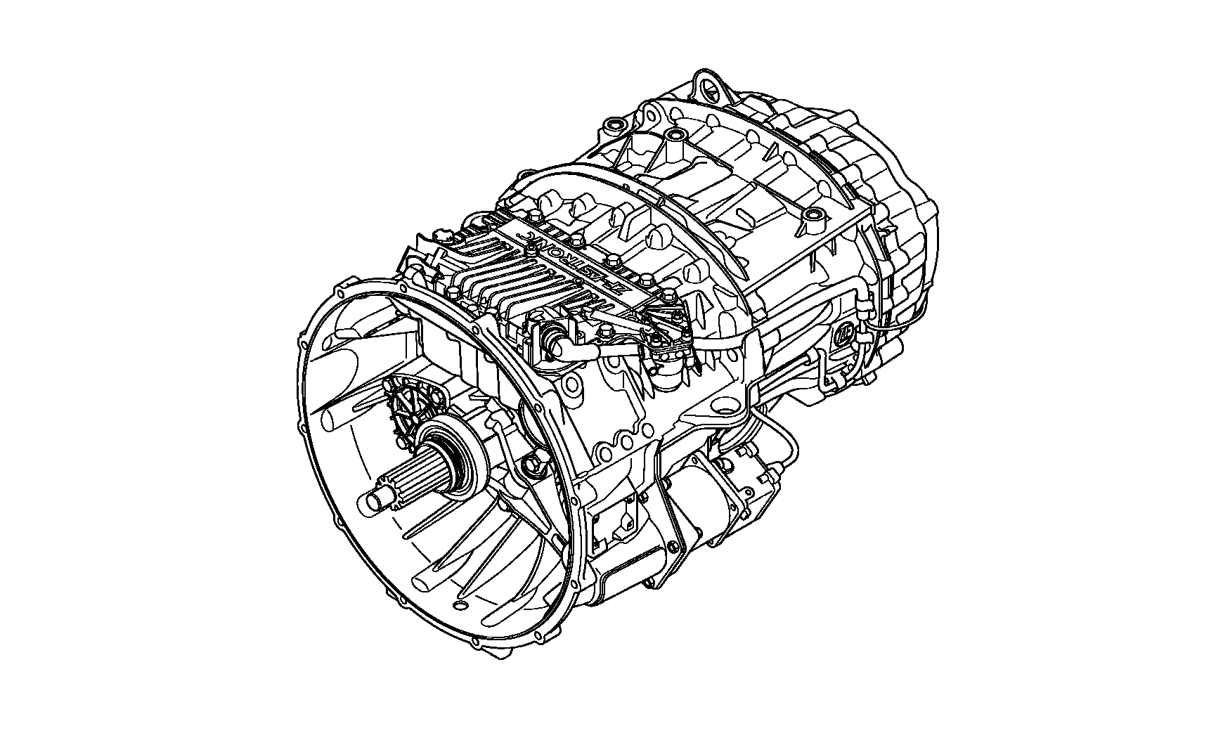 Промежуточный вал 1336103008 ZF