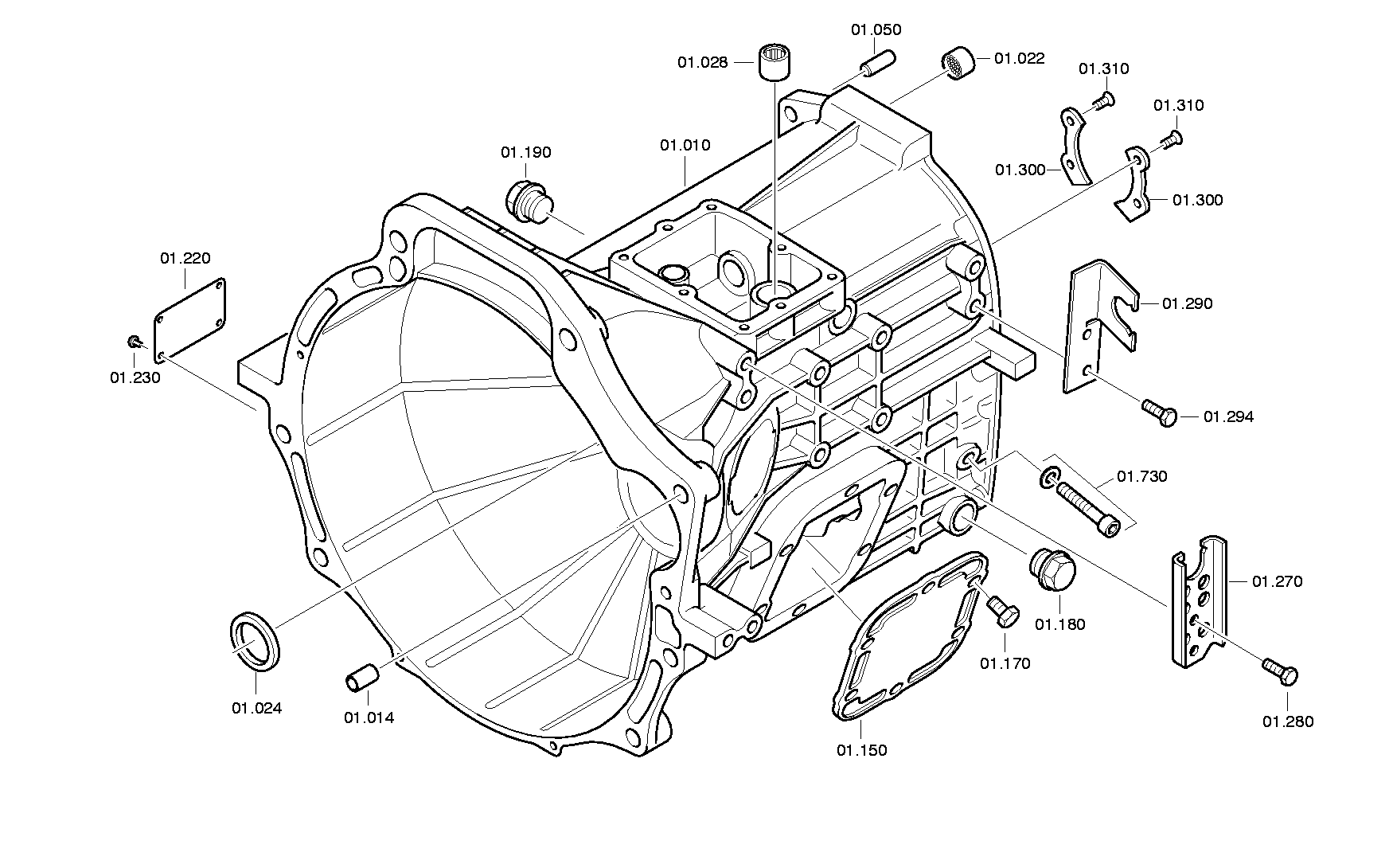 Корпус 1322301045 ZF
