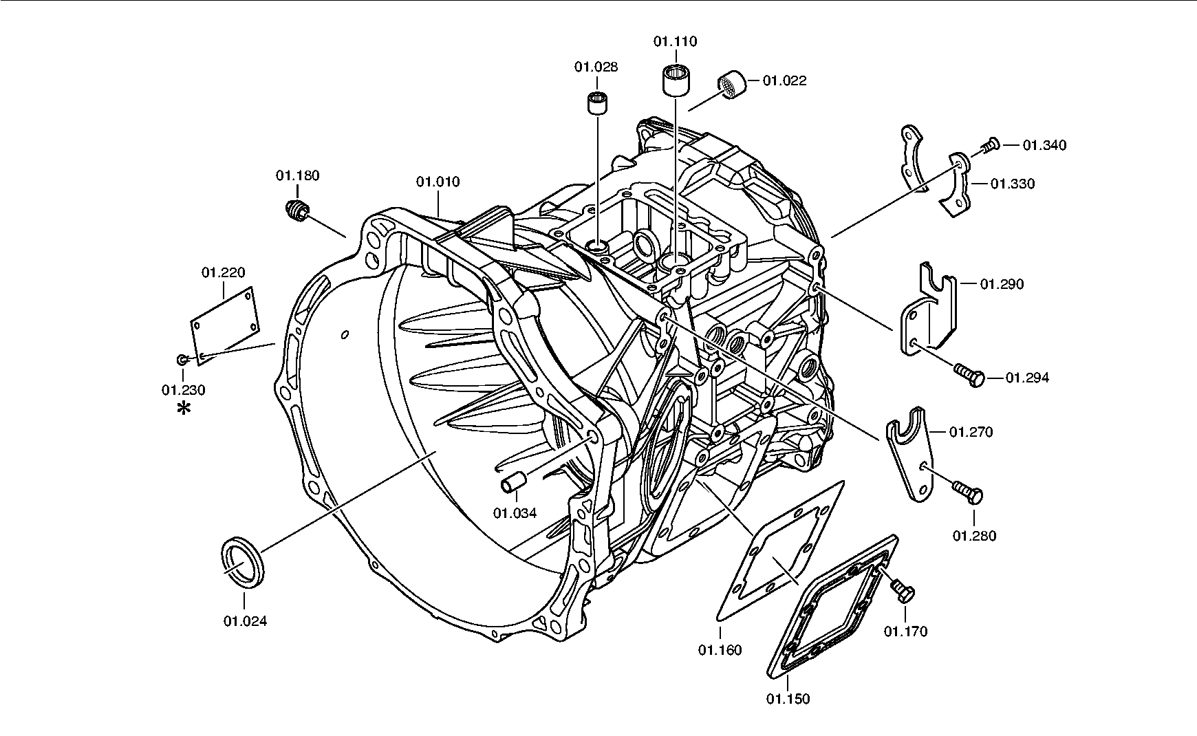 Корпус 1323301125 ZF