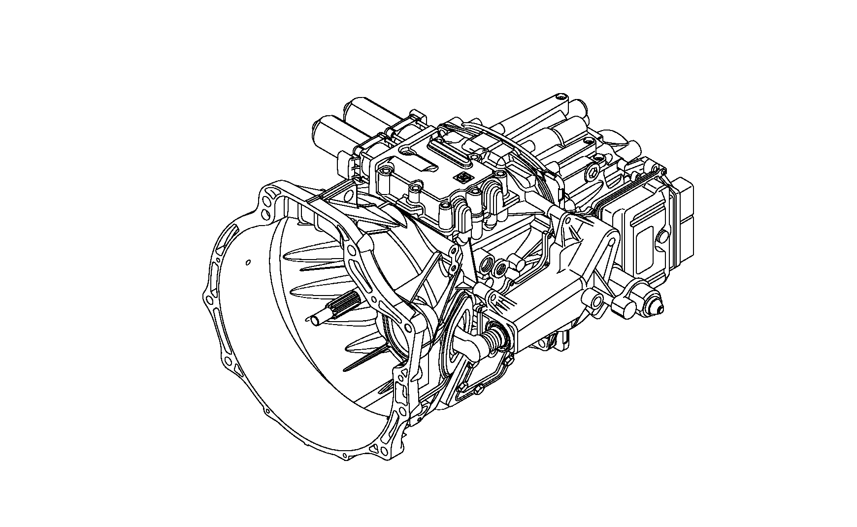 Корпус механизма переключения 6072101006 ZF