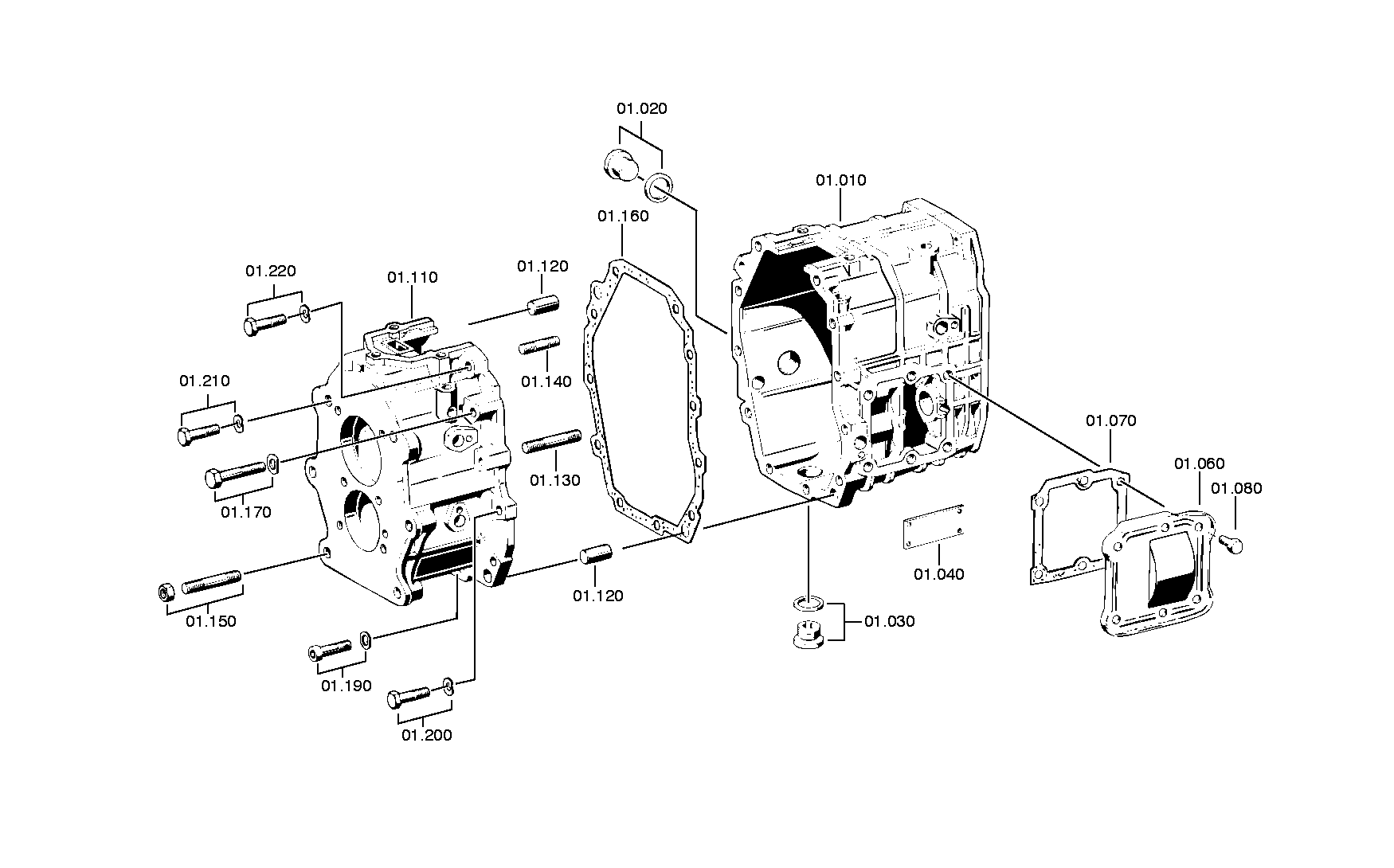 HOUS.REAR SECT. 1255201534 ZF