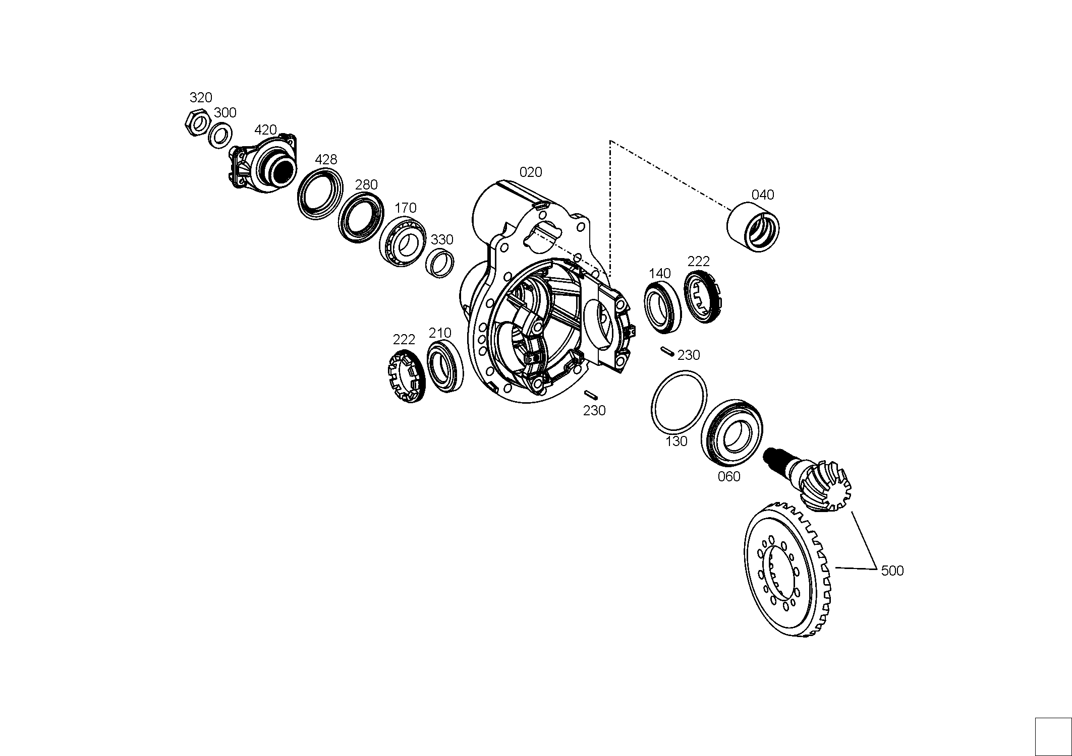 ADJUSTING NUT 4460355075 ZF