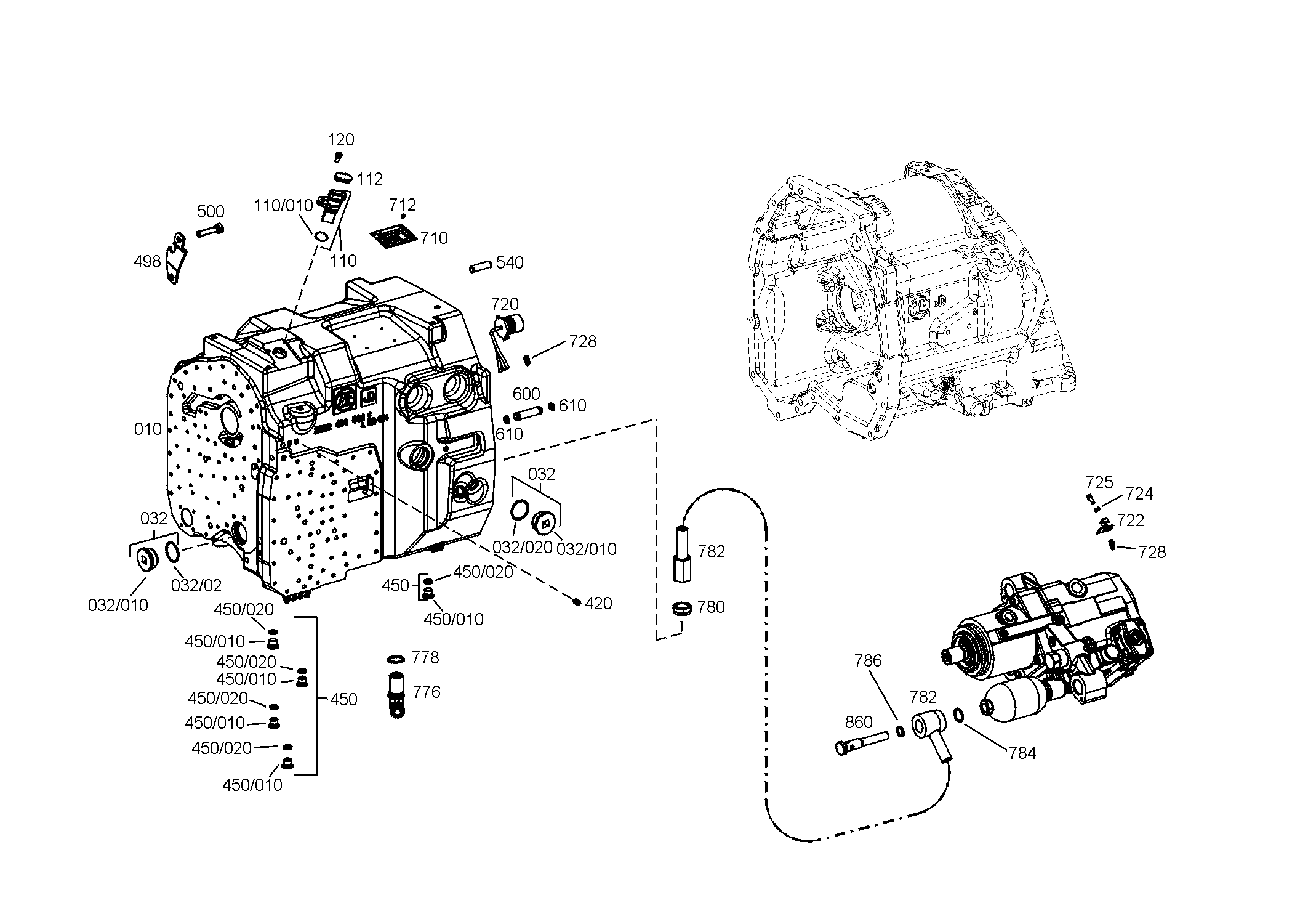 Рулевая тяга 0501006534 ZF