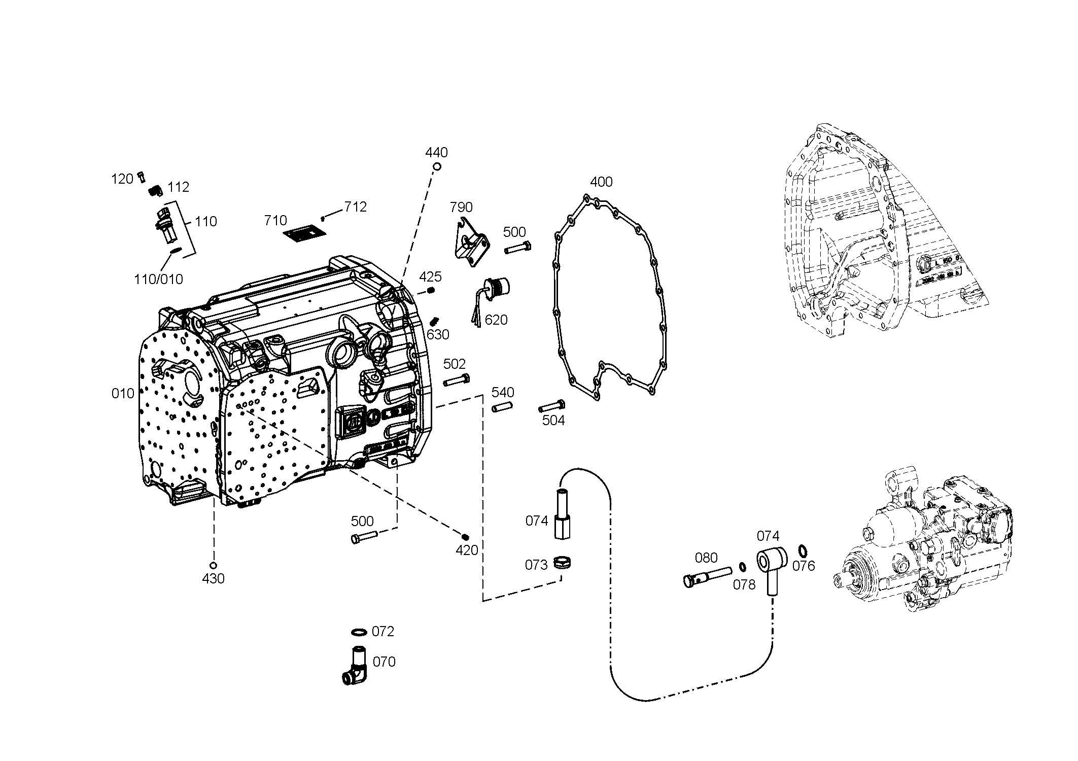 Фланец выходного вала 4644309082 ZF