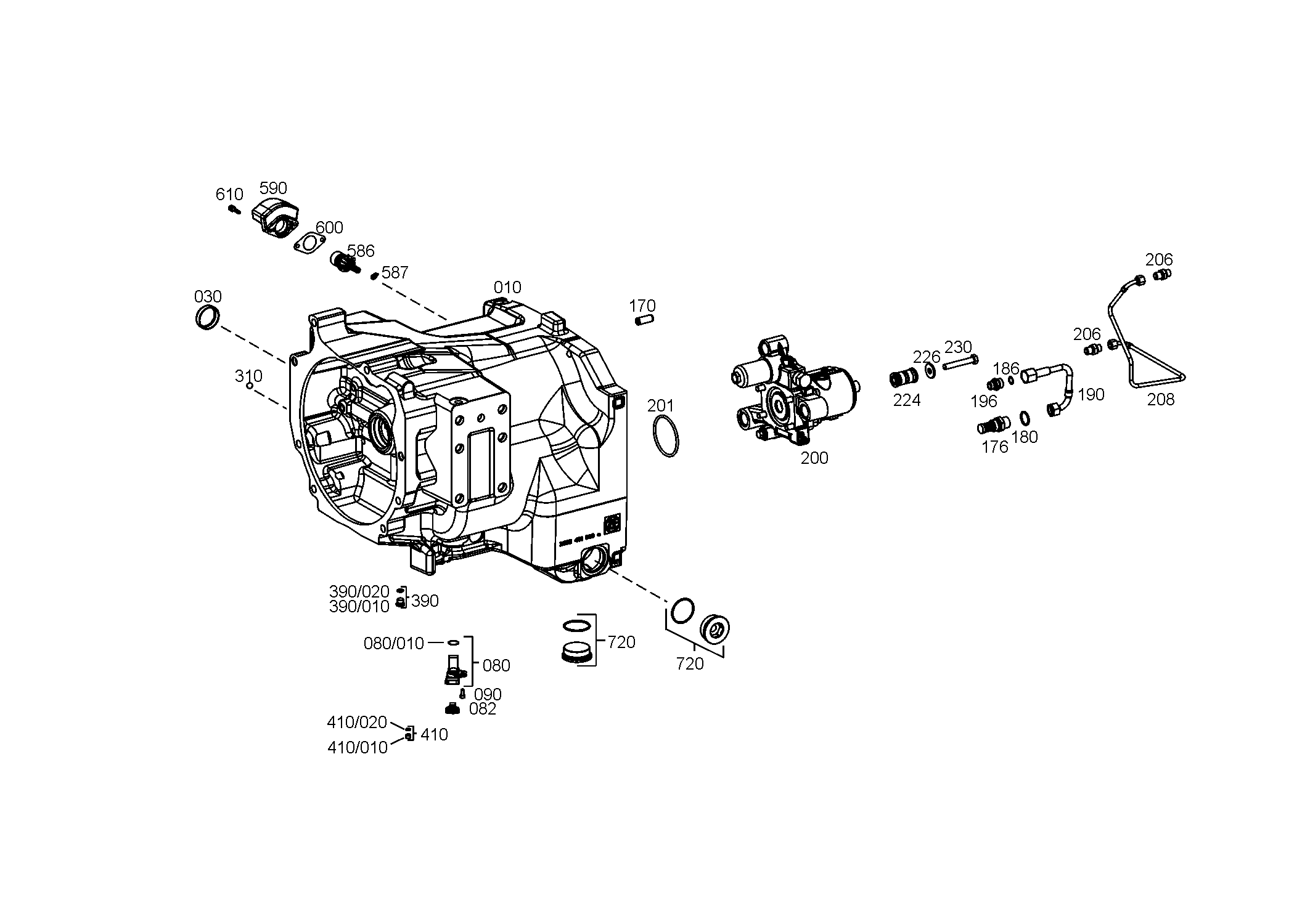 HOUS.REAR SECT. 4657201012 ZF