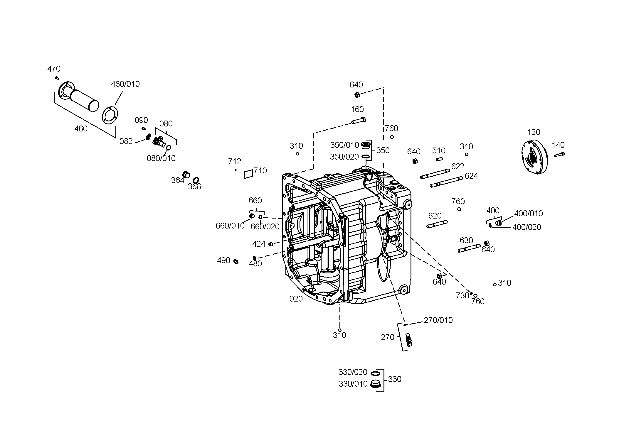 STUB SHAFT 4472349003 ZF