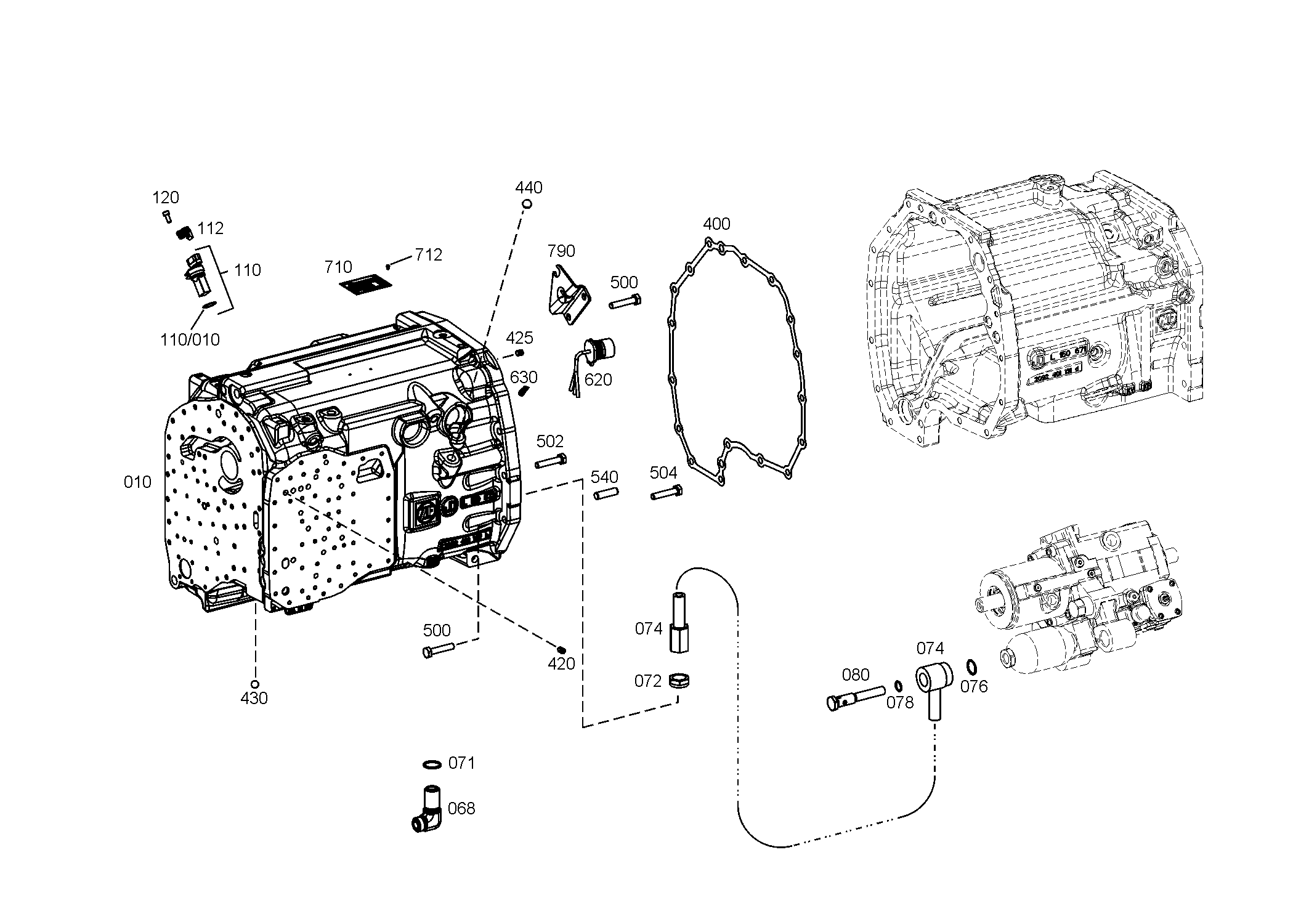 Рулевая тяга 0501005902 ZF