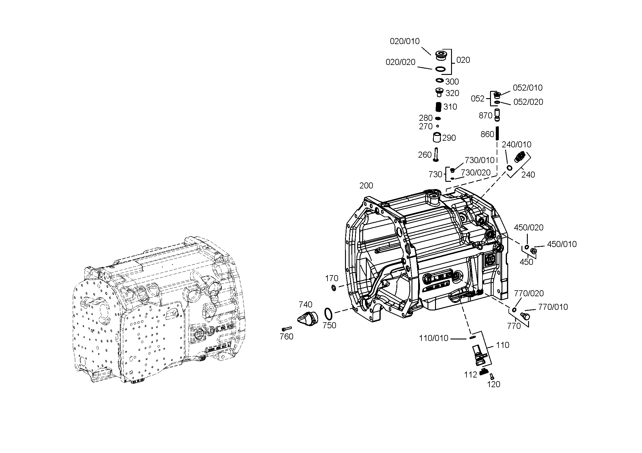 Фланец выходного вала 4657303034 ZF