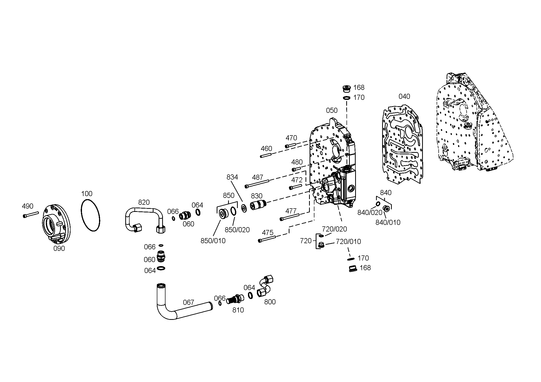 BRAKE CYLINDER 0501314934 ZF