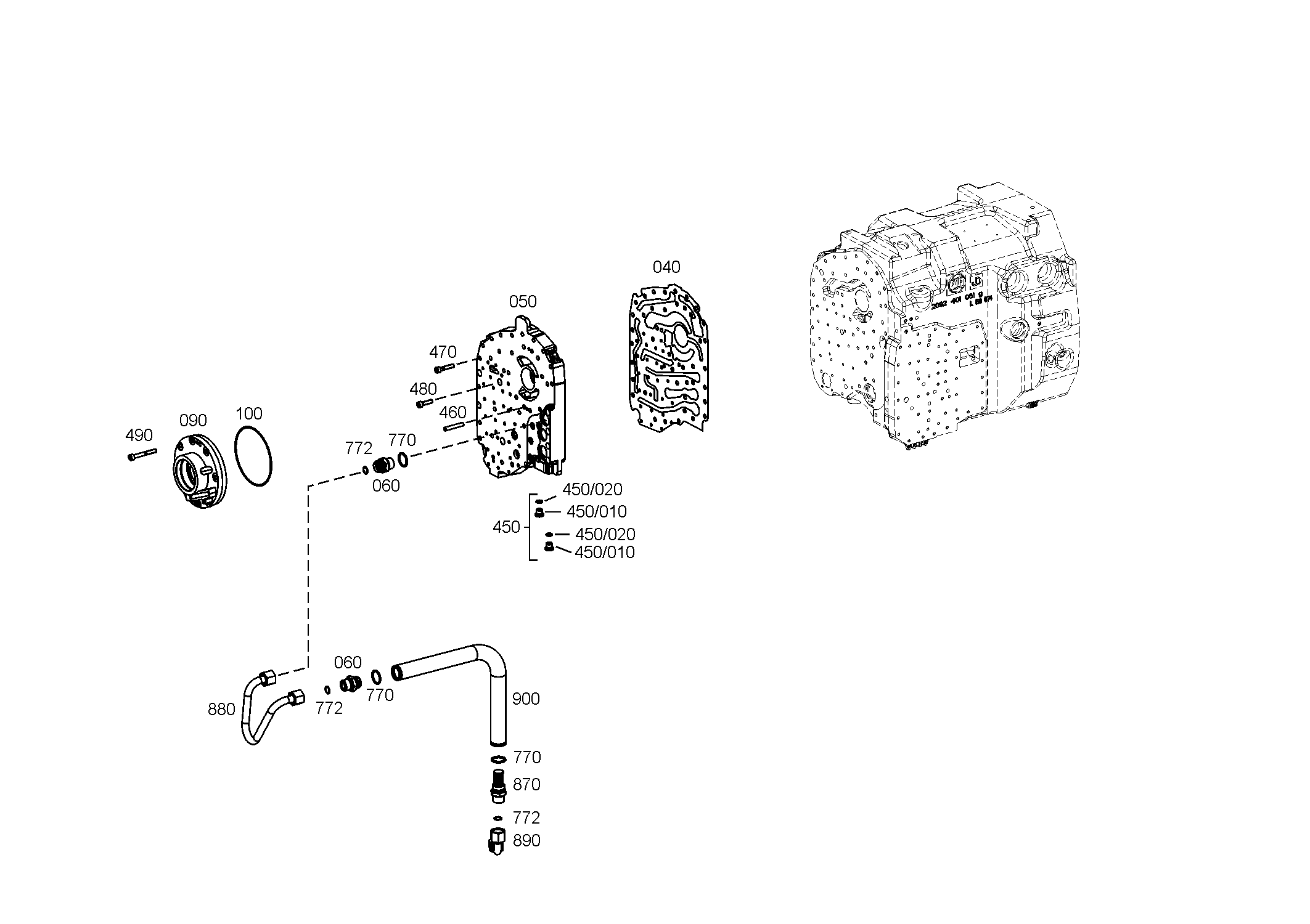 Резьбовая пробка 4475280029 ZF