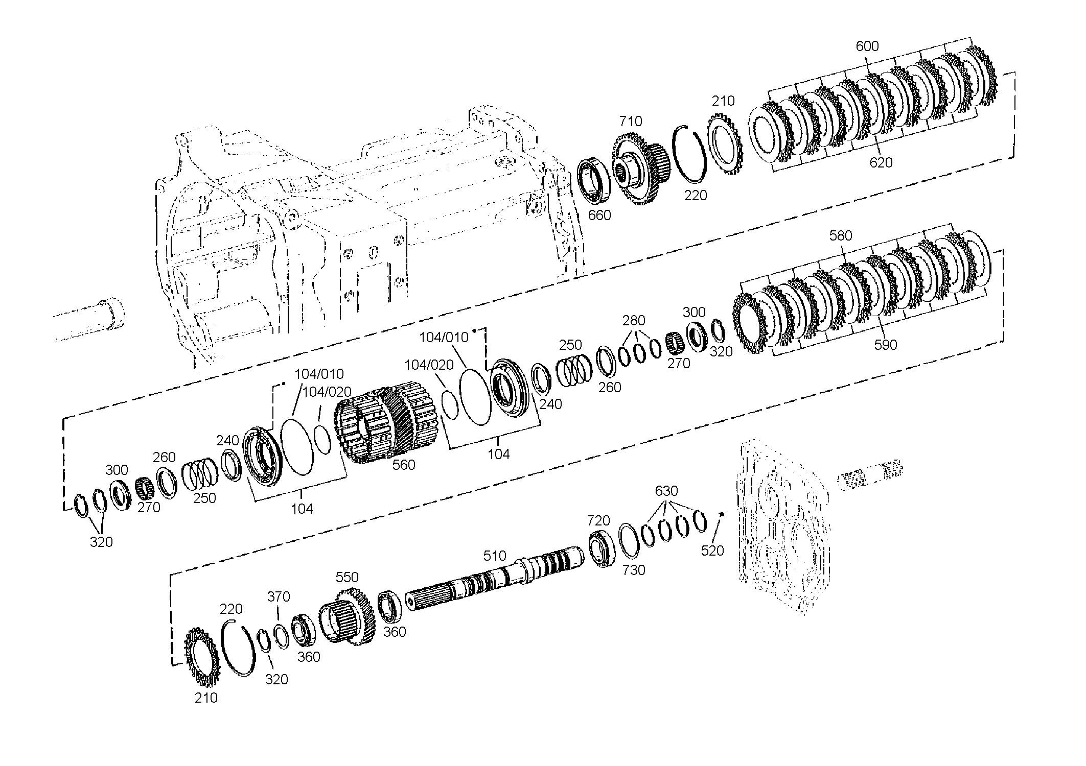 Внутренний диск сцепления 4646351171 ZF
