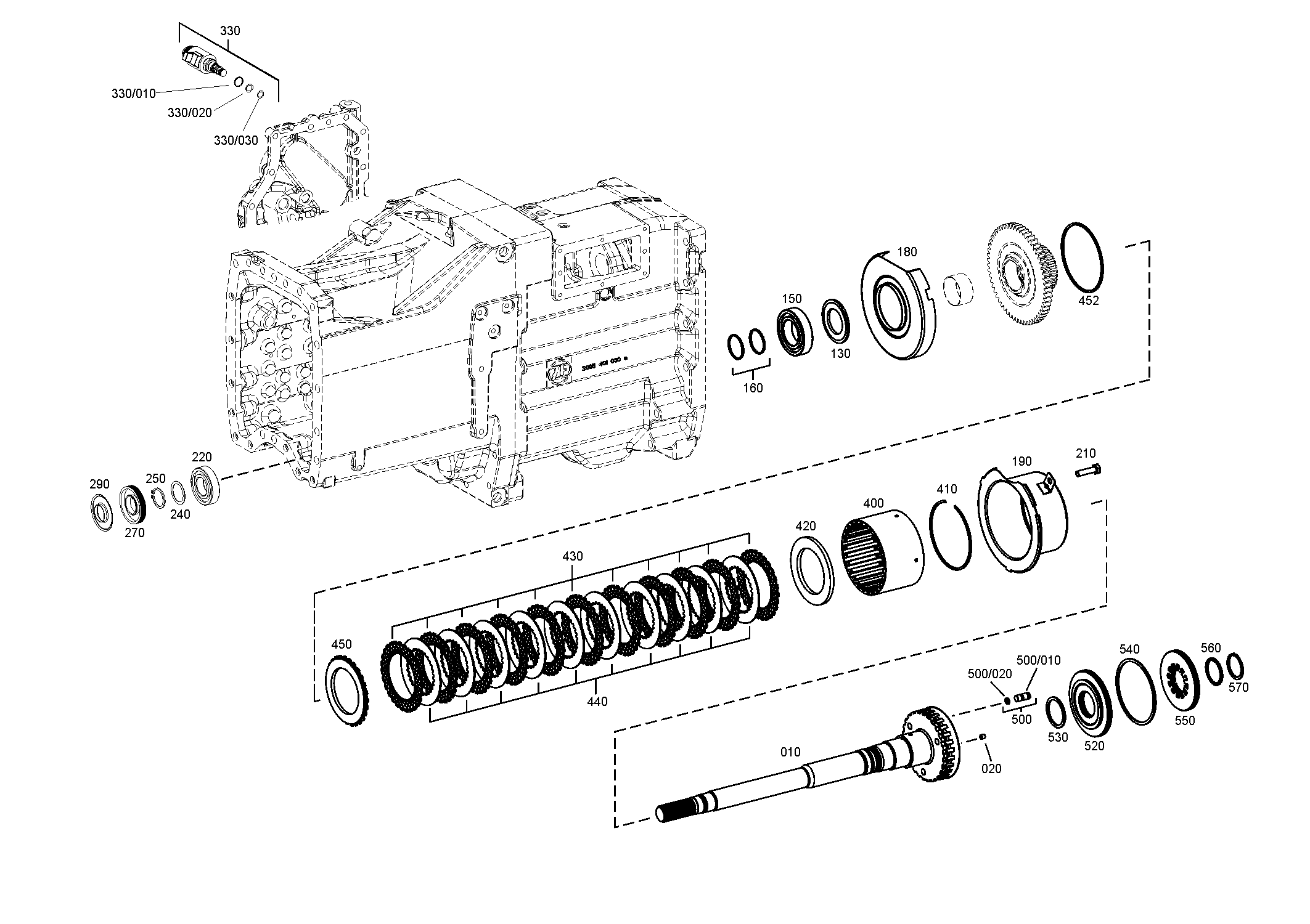 Резьбовое соединение трубопровода 0899310765 ZF